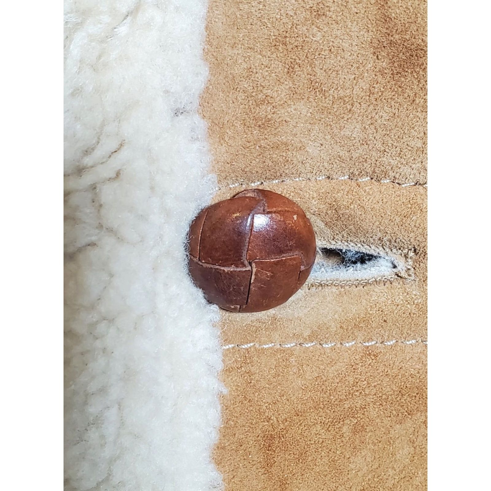 Brooks Brothers VINTAGE Brooks Brothers Brooksgate Tan Leather Shearling Panneled Coat Men's L Size US L / EU 52-54 / 3 - 5 Thumbnail