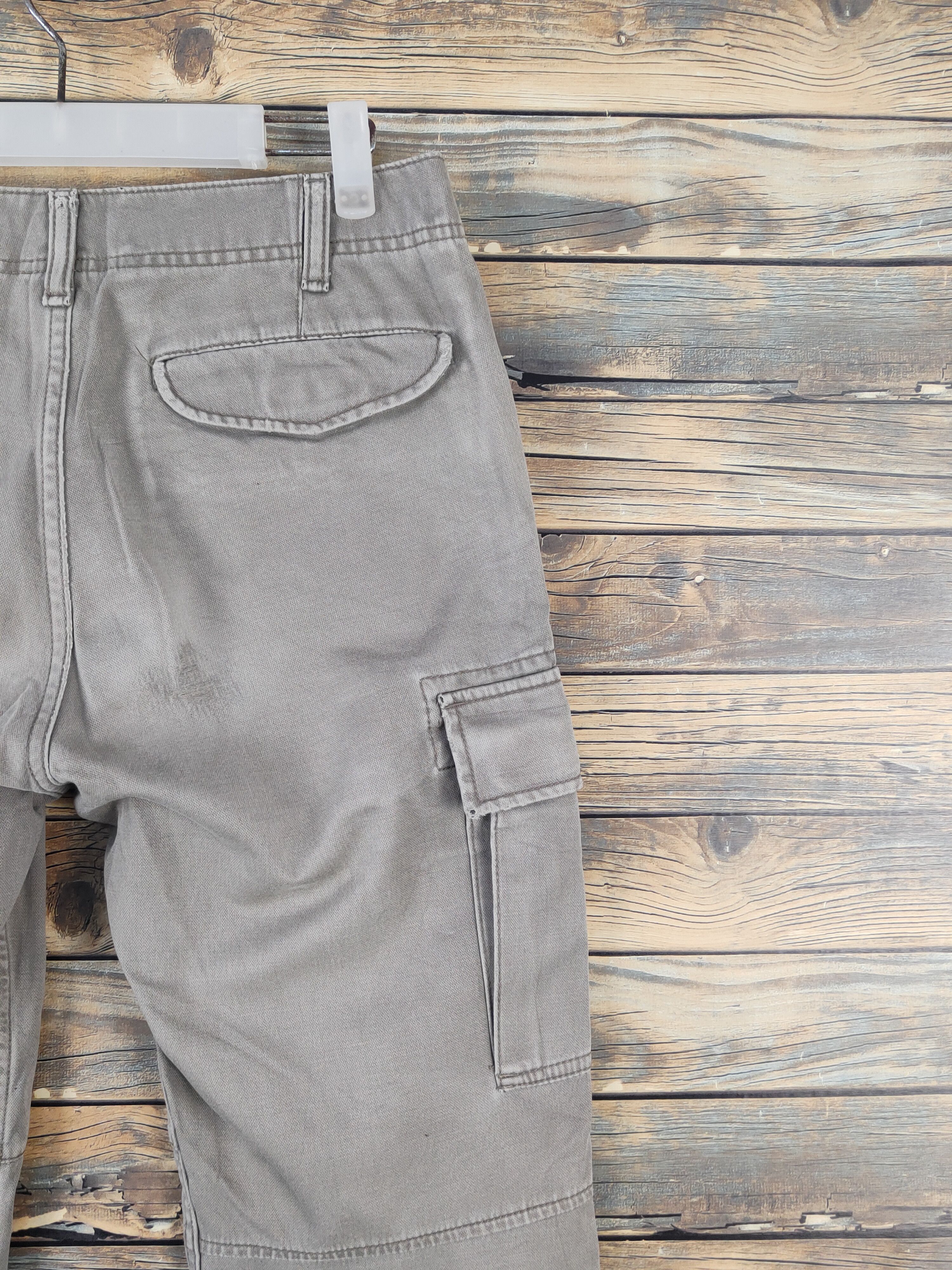 Japanese Brand Uniqlo Gray Multipocket Tactical Cargo Pants #W1575 Size US 29 - 13 Thumbnail