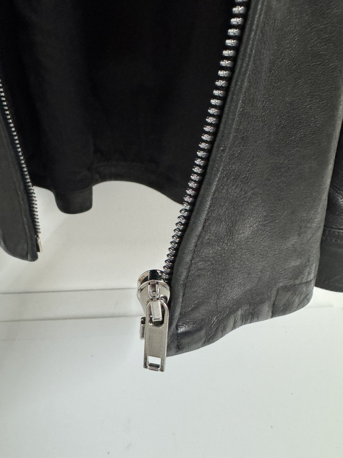 Rick Owens Rick Owens FW03 Brad Black Leather Zip Jacket – SOPU SYS 23 Size US S / EU 44-46 / 1 - 7 Thumbnail