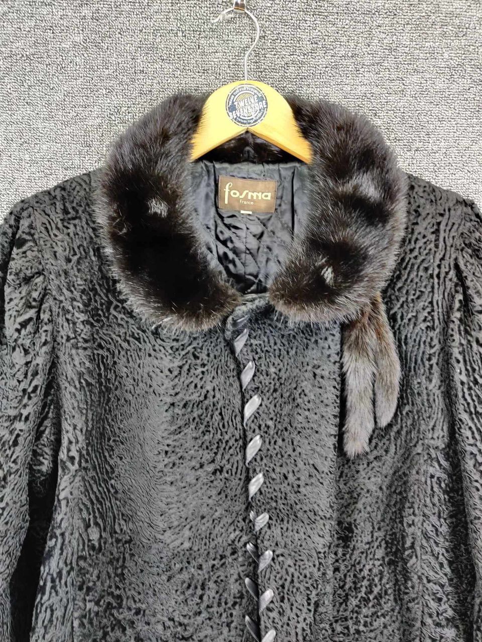 Other Fosma France Faux Fur Suede Leather Coat Jacket Size US M / EU 48-50 / 2 - 8 Thumbnail