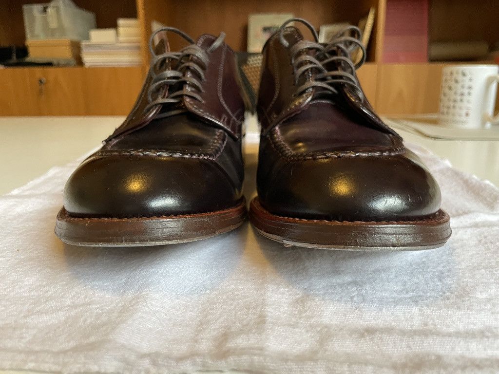 Alden Alden derby, color 8 shell cordovan, modified last, 7.5E Size US 7.5 / EU 40-41 - 5 Thumbnail