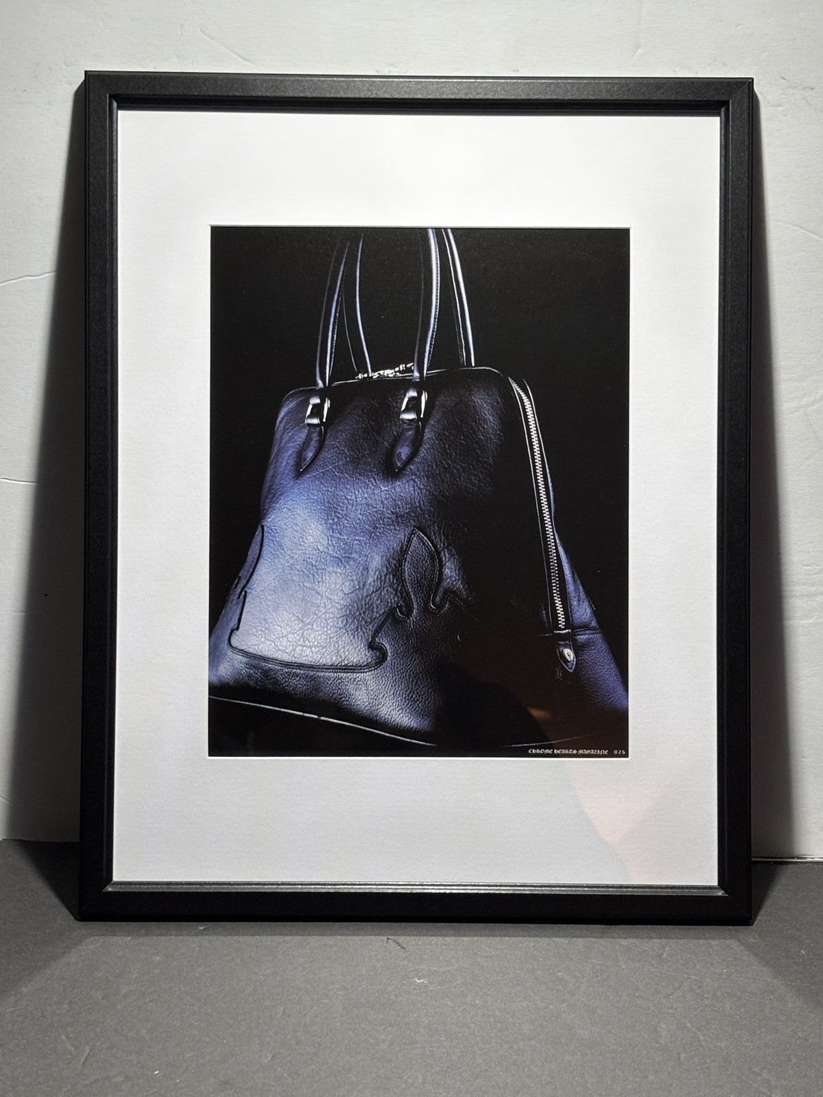 Chrome Hearts • Chrome Hearts • Leather Bag Gorgeous Framed Art Size ONE SIZE - 1 Thumbnail