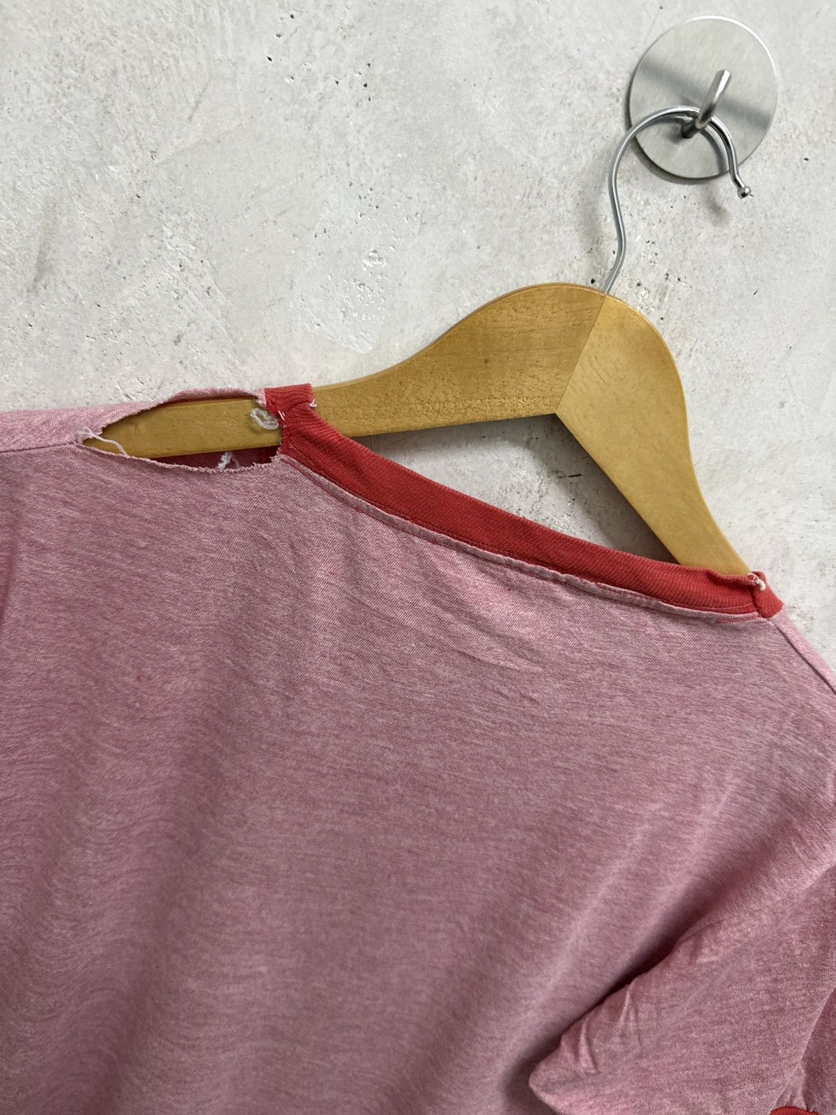 Vintage Vintage Distressed Alfa Pash Ringer T-Shirt Size US S / EU 44-46 / 1 - 4 Thumbnail