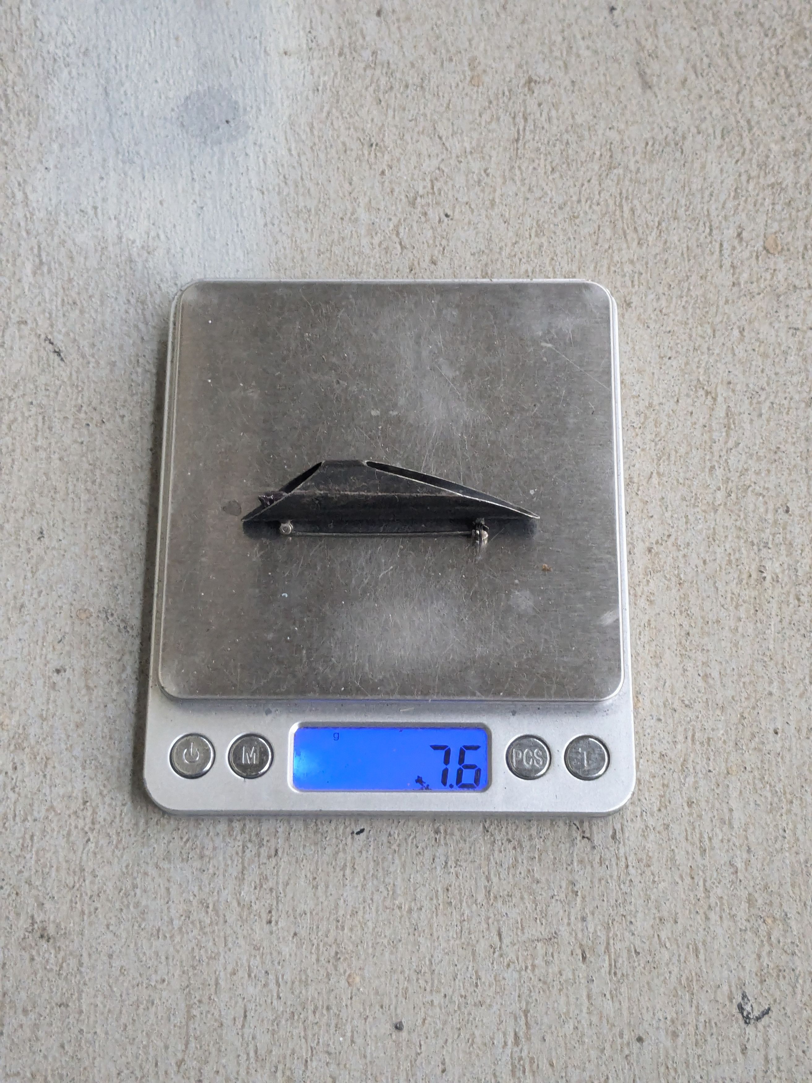 Jewelry × Vintage Vintage Sterling Silver Pin Purple Modern Abstract MCM Size ONE SIZE - 12 Thumbnail