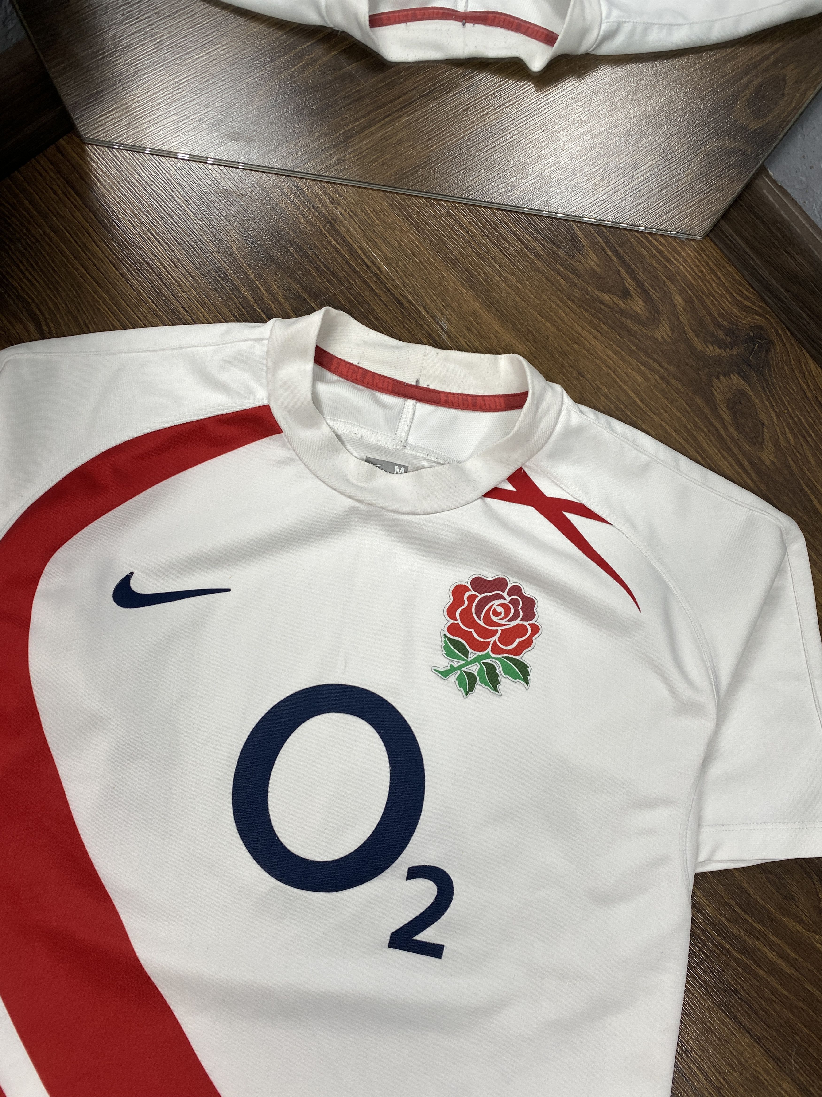 Nike Nike Vintage O2 Rugby T-shirt y2k Size US M / EU 48-50 / 2 - 2 Thumbnail