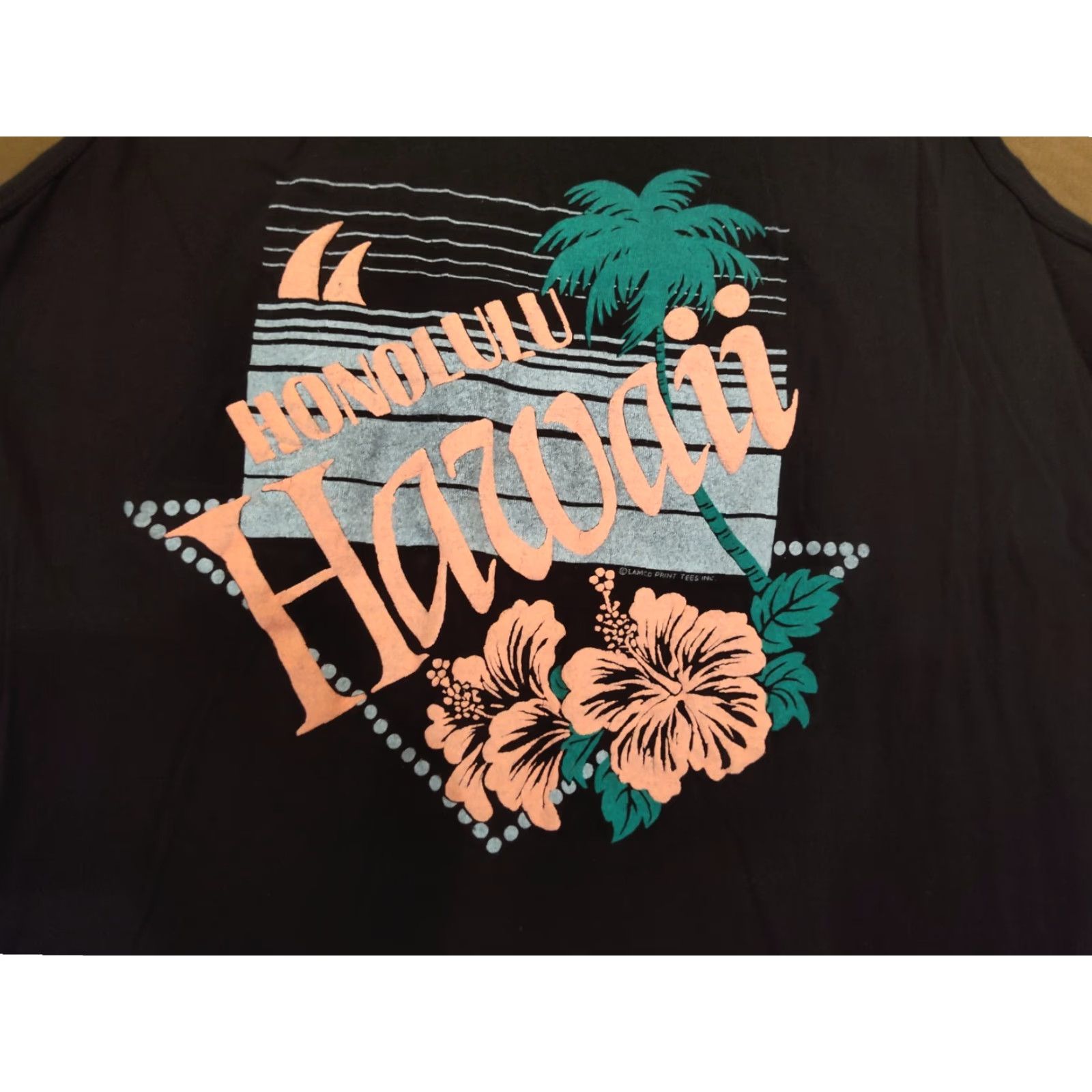 Vintage VINTAGE Honolulu Hawaii Tank Top Puff Print Single Stitch 90s Y2K Made in USA Black XL Men Tank Top Puff Ink Hawaii 90s Mens XL Black Clothing Size US XL / EU 56 / 4 - 3 Thumbnail