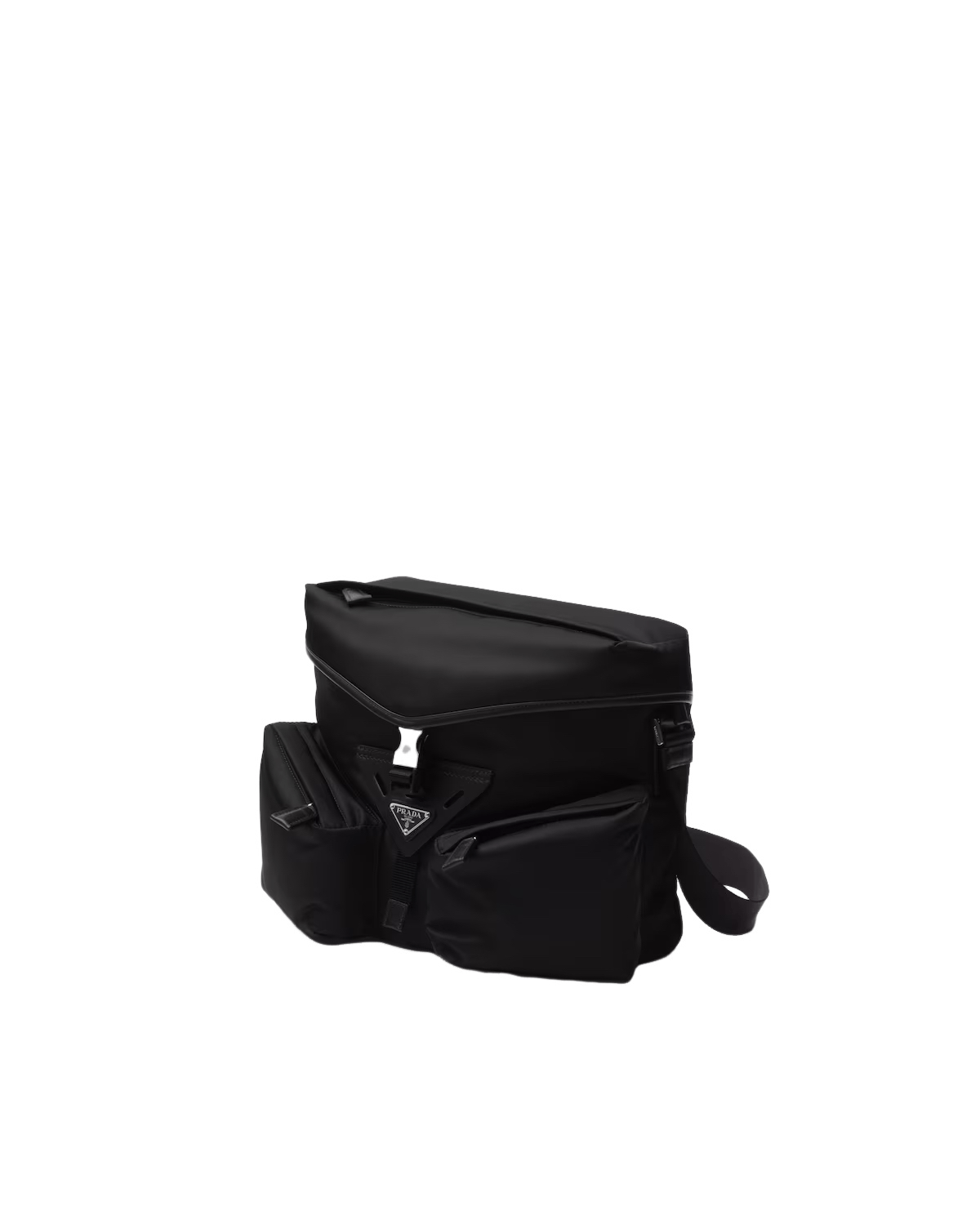 Prada PRADA Black Re-Nylon Saffiano Shoulder Bag New Auth Size ONE SIZE - 2 Thumbnail