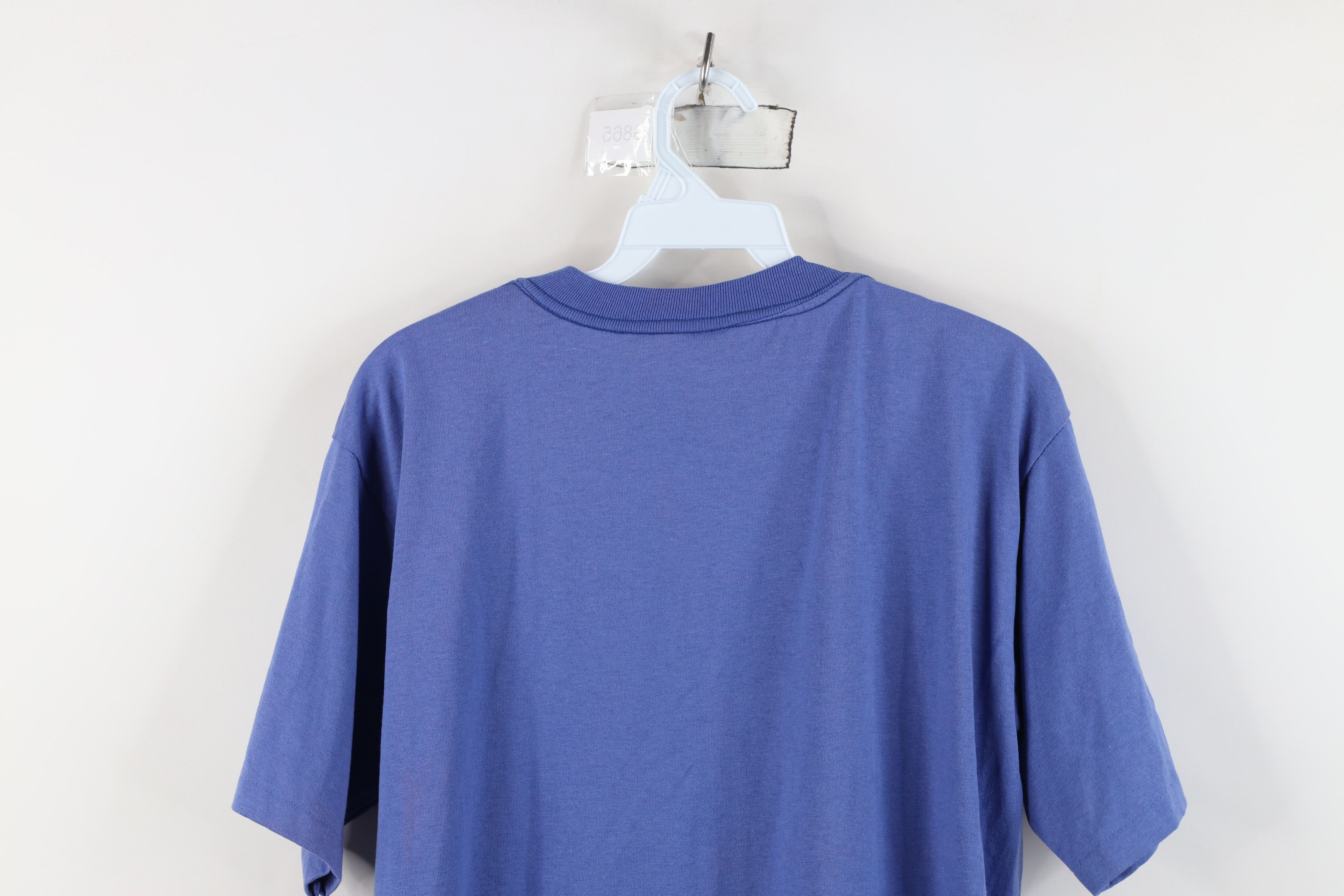 Vintage Vintage 90s Streetwear Short Sleeve T-Shirt Periwinkle USA Size M / US 6-8 / IT 42-44 - 11 Thumbnail