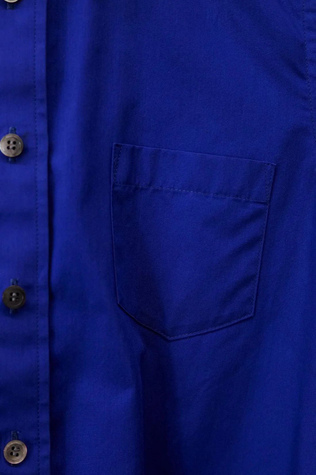 Sacai Sacai Luck SS/15 Blue Drawstring Button Up Shirt Size S / US 4 / IT 40 - 6 Thumbnail