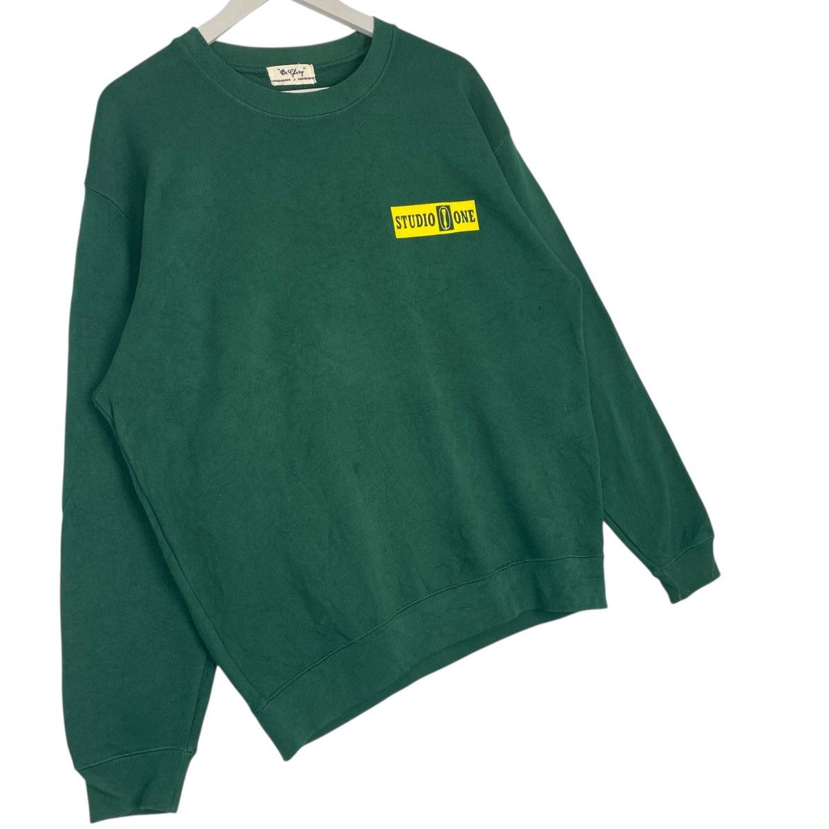 Other Vintage StudioOne Sweatshirt Green Pullover Jumper Size L Size US L / EU 52-54 / 3 - 3 Thumbnail