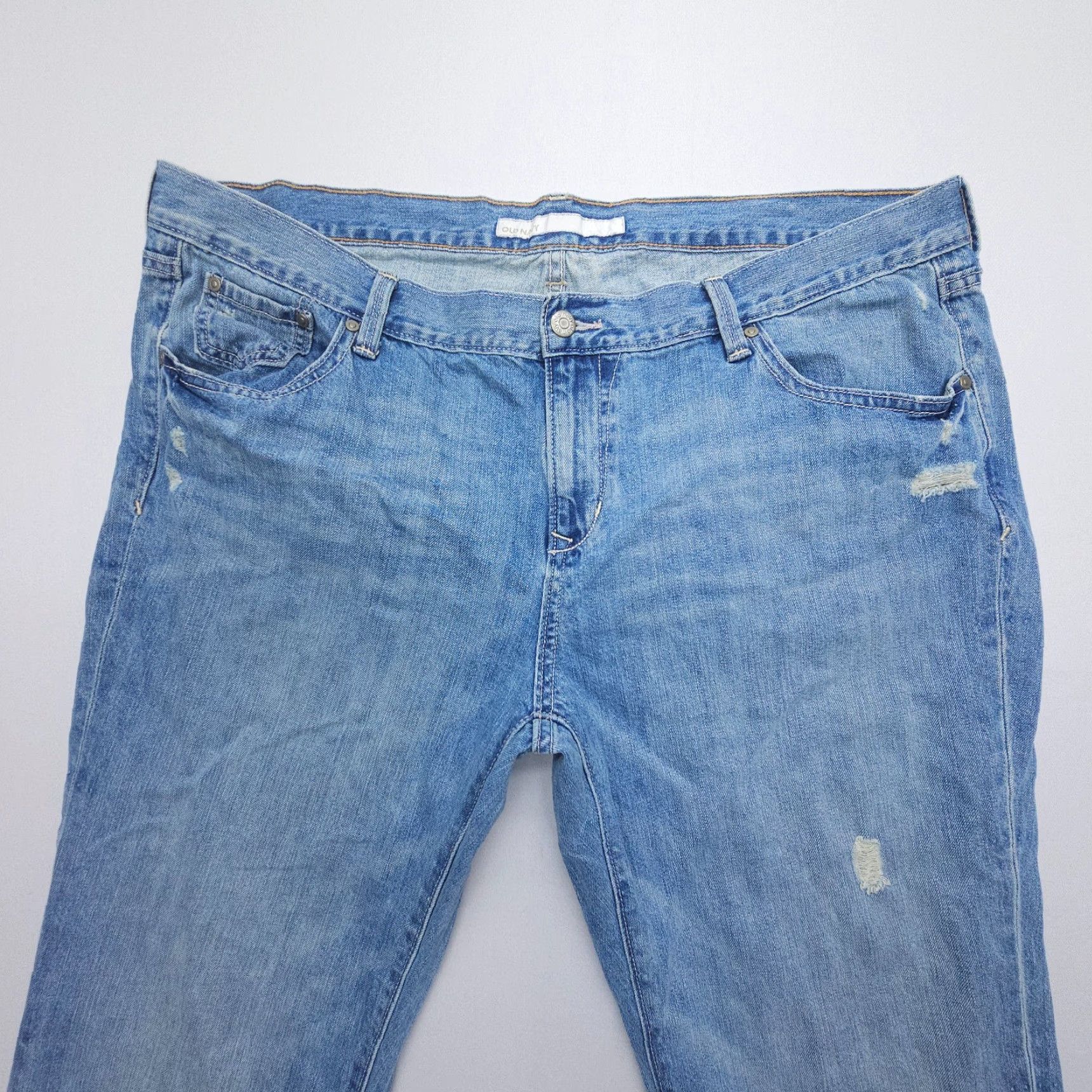 Old Navy Old Navy jeans Plus Size 18 Blue Straight Cotton Denim 2009 Y2K Low Rise 30in Inseam Regular Fit Womens Jeans Size 40" / US 18 - 6 Thumbnail