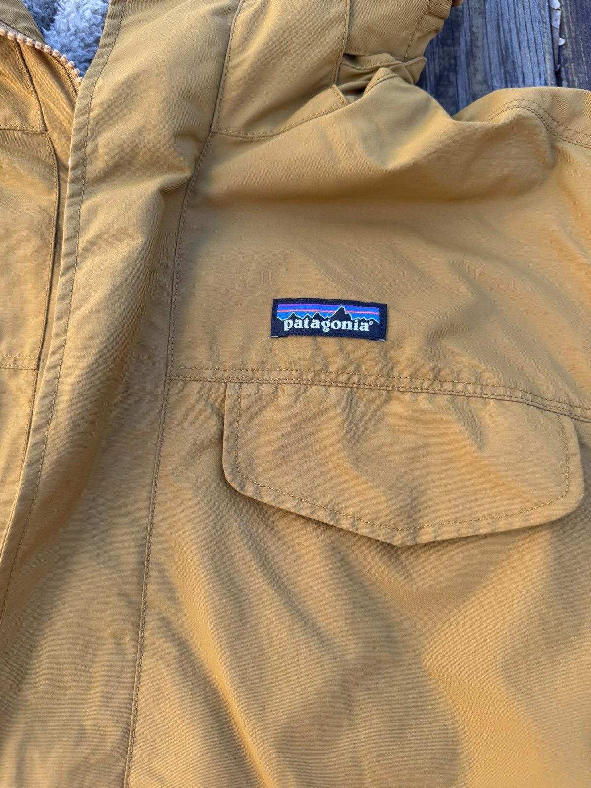 Patagonia Patagonia Fleece Parka down Jacket yellow Large Size US L / EU 52-54 / 3 - 2 Thumbnail