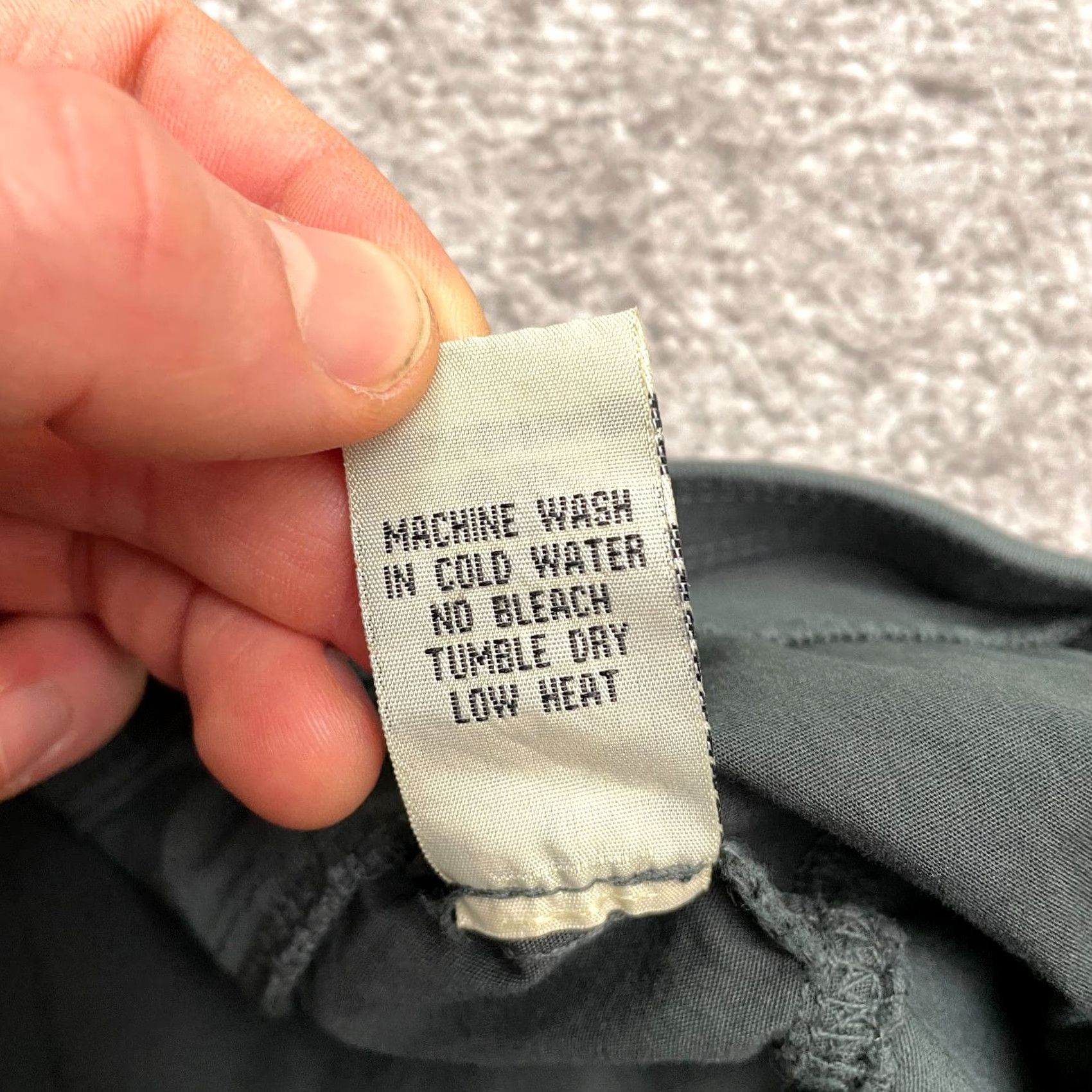 Vintage Wearable Geyser Womens Large Black Gray Mid Rise Active Pull On Pants Tapered 33 in Inseam Knits Cotton Spandex Athletic Casual 30 in 3/3/33 in Size 36" / US 14 / IT 50 - 6 Thumbnail