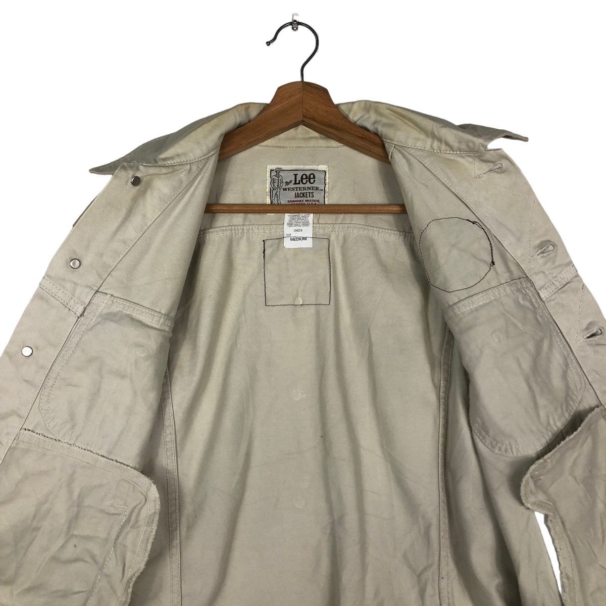 Japanese Brand 🔥Vintage Biker Jacket Trucker Lee Western Cowboys Pocket Size US M / EU 48-50 / 2 - 14 Thumbnail