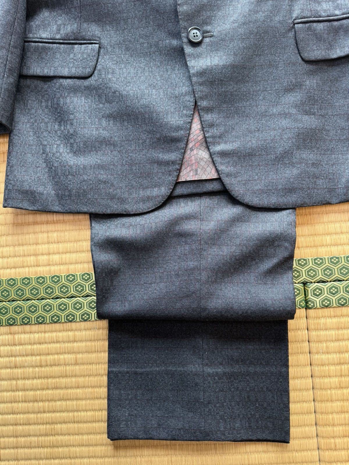 Other Spring&Autumn Japanese Vintage NIKKE TEX Gray Wool Suit Size 40R - 3 Thumbnail