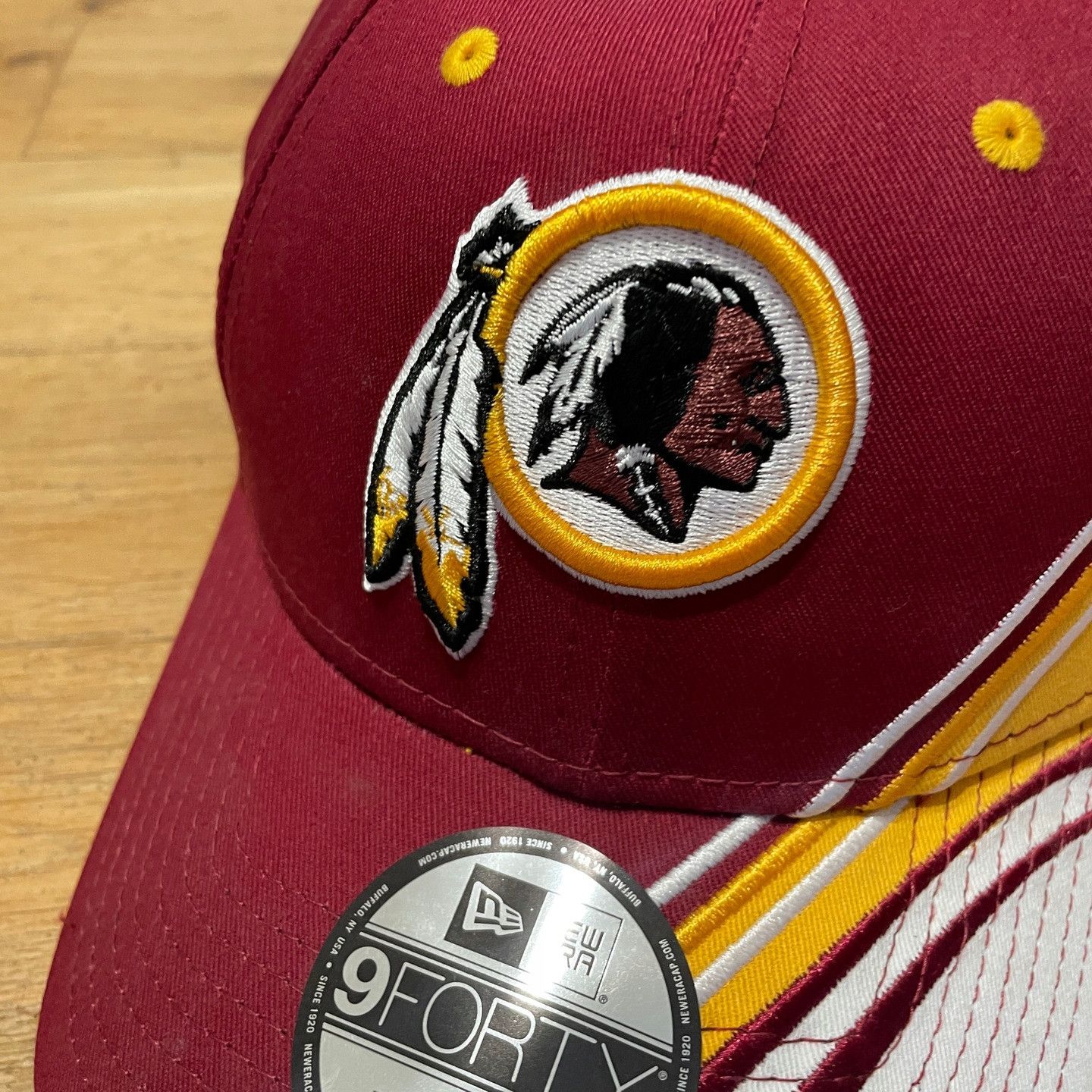 NFL × New Era New Era Washington Redskins One Size Logo Cap - New - Tags Size ONE SIZE - 3 Thumbnail