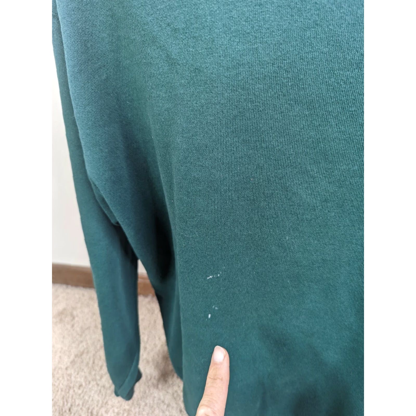 Champion VINTAGE Champion Men's XL Logo Pullover Crewneck Sweatshirt Distressed Green - Sweatshirt - Logo Mens XL Green 90s Size US XL / EU 56 / 4 - 6 Thumbnail