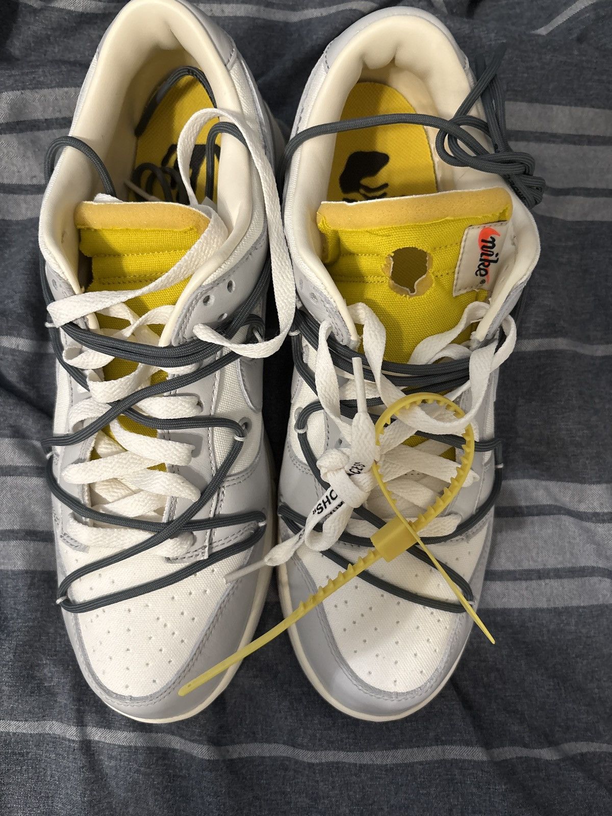 Off-White × Virgil Abloh Nike Off-White Dunk Lot 41/50 Size US 12 / EU 45 - 1 Thumbnail