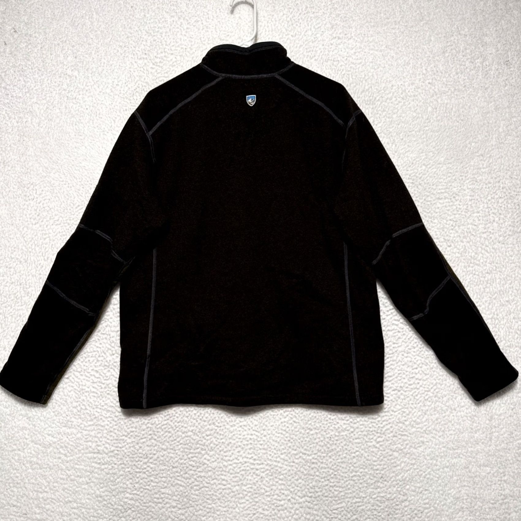 Olive KUHL Revel 1/4 Zip Fleece Sweater Men XL Brown Size US XL / EU 56 / 4 - 4 Thumbnail