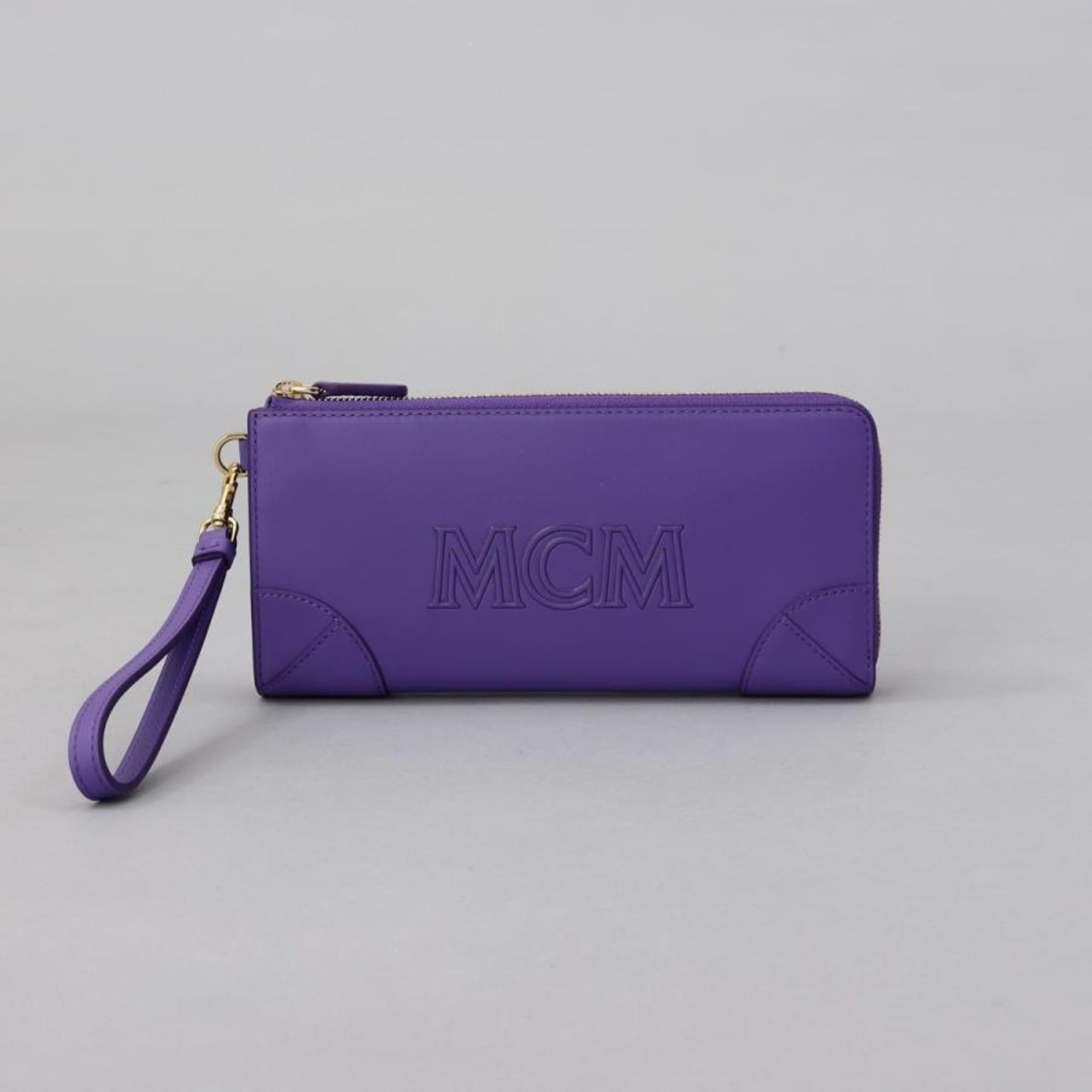 MCM MCM AREN L-Shaped Long Wallet MYLDATA04 PUR UQ001 Purple Leather Size ONE SIZE - 1 Thumbnail