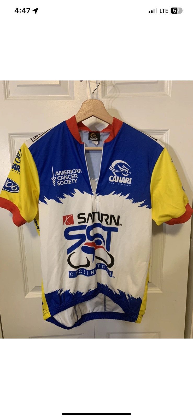 Canari Vintage Canari Saturn Cycling Mens Sz S Jersey 1/2 Zip Shirt Size US S / EU 44-46 / 1 - 4 Thumbnail