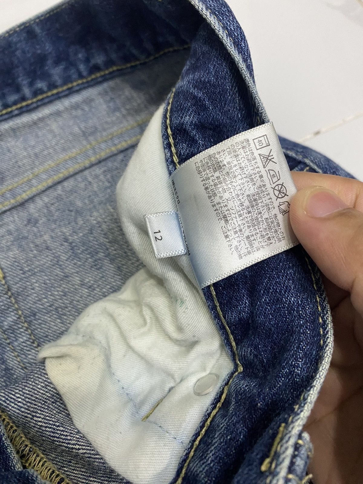 Undercover × Uniqlo VINTAGE UNIQLO SELVEDGE DISTRESSED DENIM SLIM SKINNY JEANS Size US 33 - 13 Thumbnail