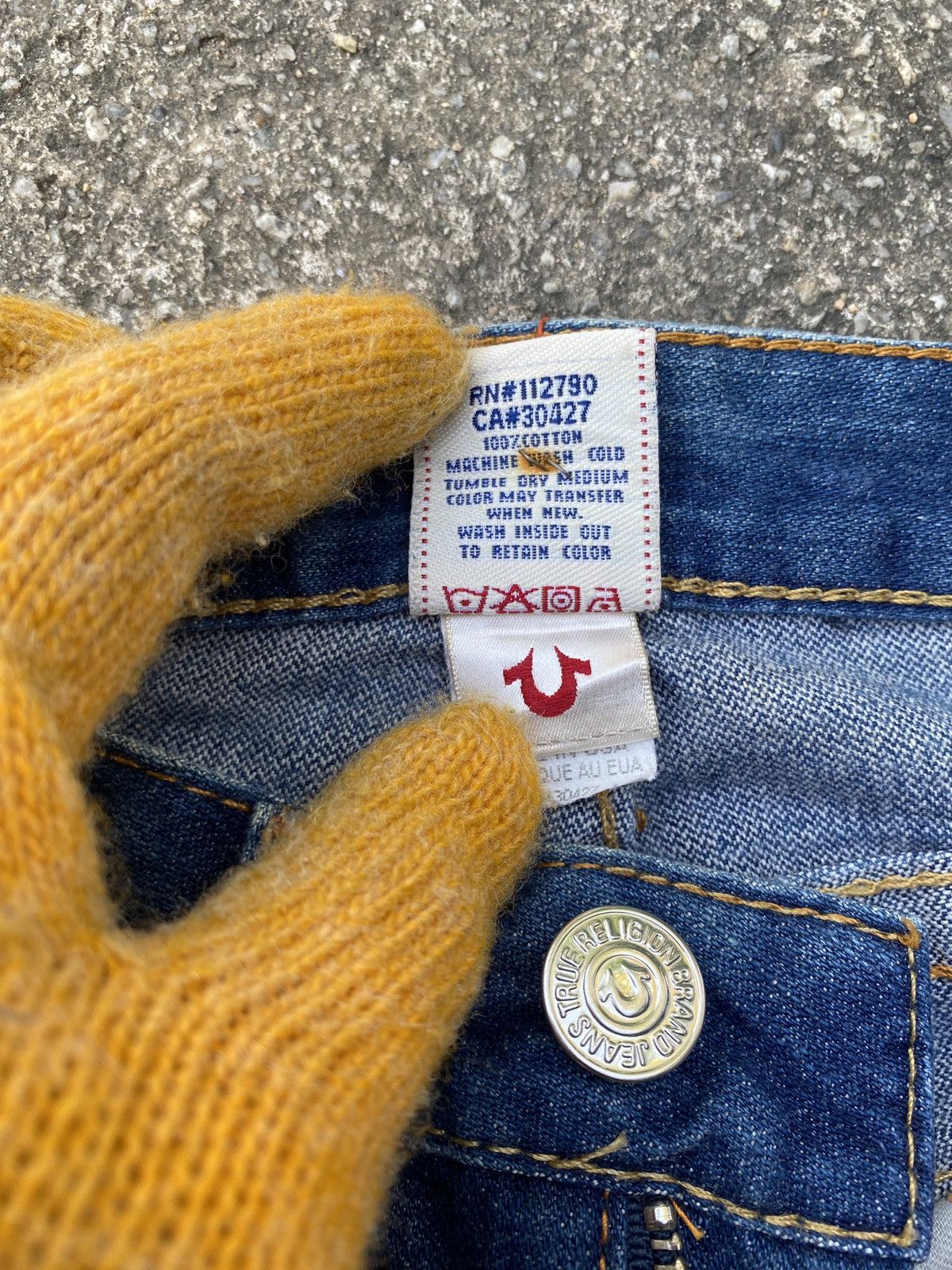 Japanese Brand × Le Grande Bleu (L.G.B.) × True Religion True Religion Flare Distressed Denim Size 26" / US 2 / IT 38 - 18 Thumbnail