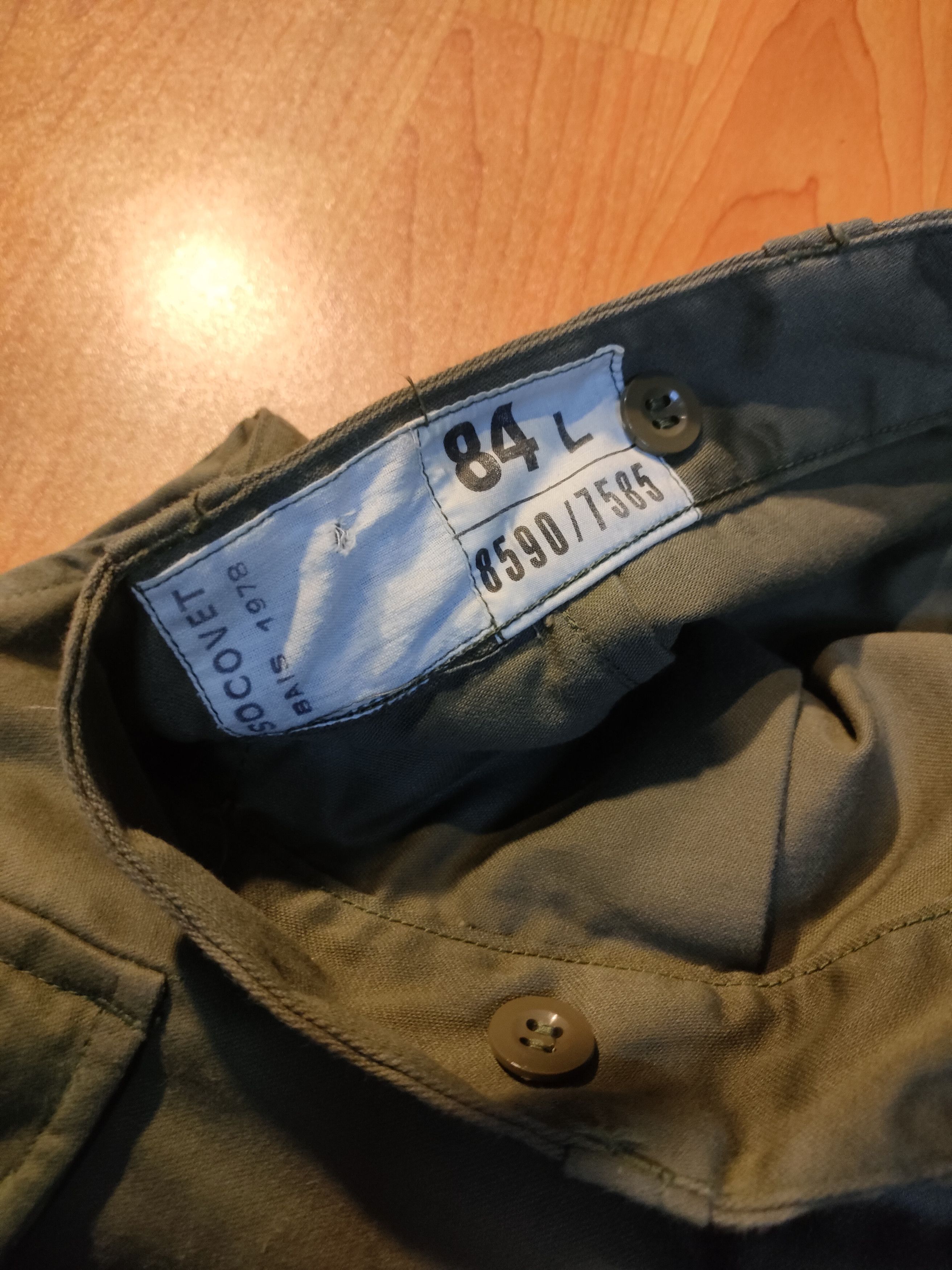 Nigel Cabourn × Vintage Vintage France Army 1978 Trousers Pants Size US 32 / EU 48 - 6 Thumbnail