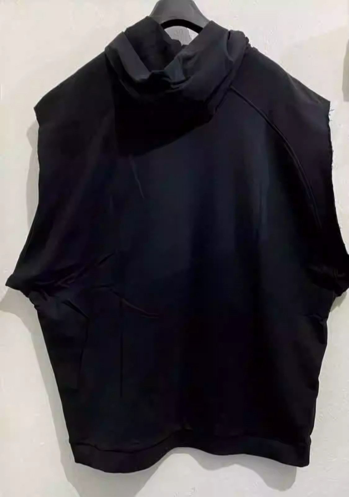 Raf Simons RafSimons ss21 TV Slogan Canvas Sleeveless Hoodie Size US L / EU 52-54 / 3 - 4 Thumbnail
