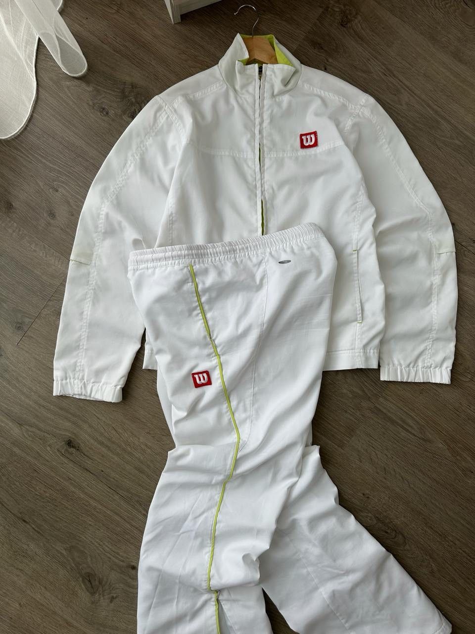 Japanese Brand × Vintage Vintage Wilson White Sportswear W’S Tracksuit Size M / US 6-8 / IT 42-44 - 2 Thumbnail