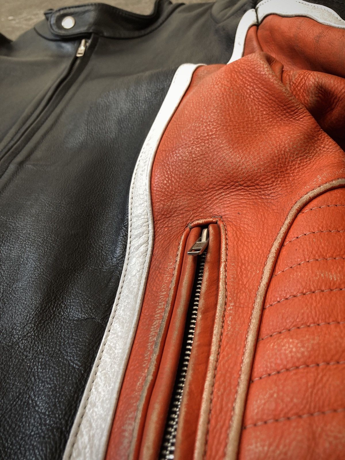 Vintage × Yamaha Vintage 90s Yamaha Racing Leather Jacket Size US L / EU 52-54 / 3 - 5 Thumbnail
