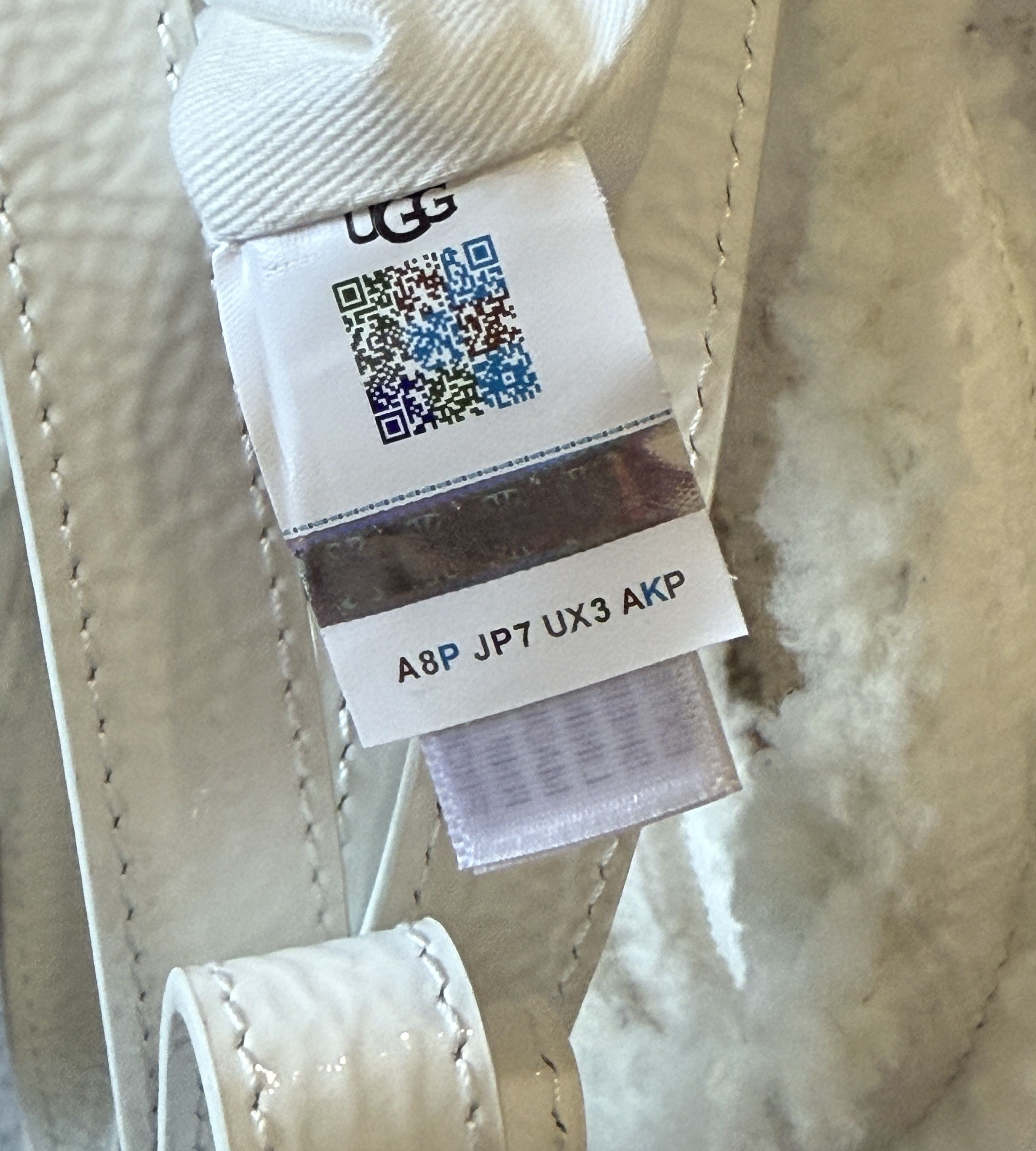 Telfar × Ugg UGG X TELFAR M SHOPPER CRINKLE WHITE O\S Size ONE SIZE - 6 Thumbnail