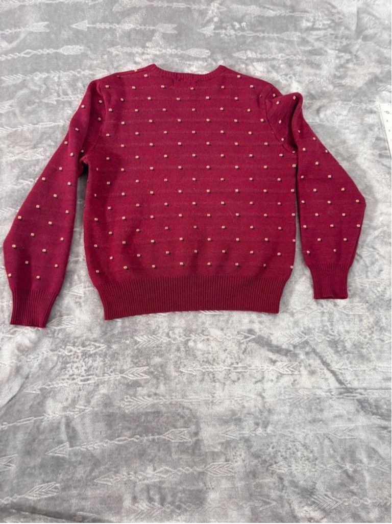 Nordstrom Boy’s Nordstrom Sweater Size L Red Beige Size US L / EU 52-54 / 3 - 8 Thumbnail