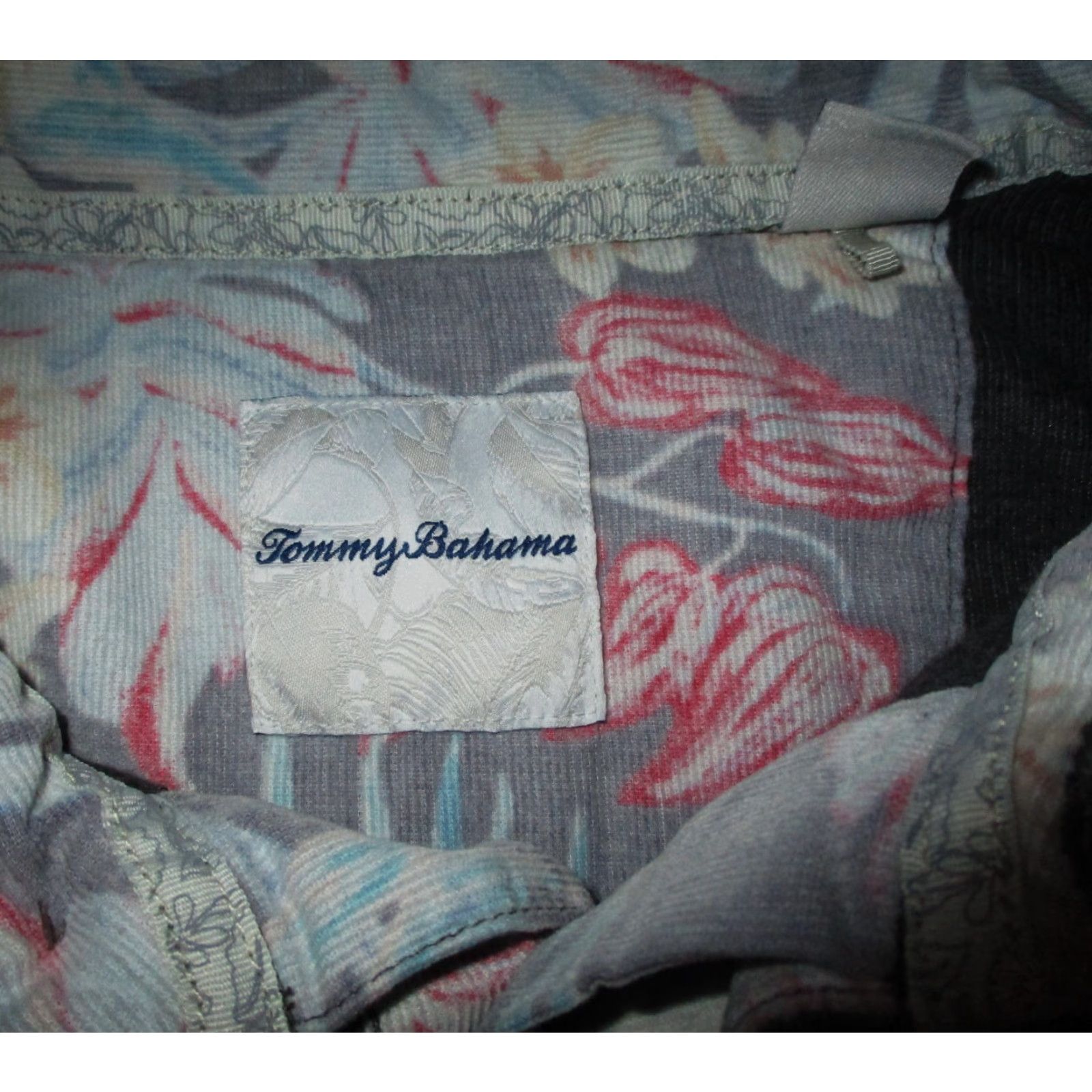 Tommy Bahama TOMMY BAHAMA Sweatshirt Shirt XL Mens Gray Long Sleeve Polo Jersey Pullover Adult Regular Fit All Seasons Vintage No Size US XL / EU 56 / 4 - 7 Thumbnail