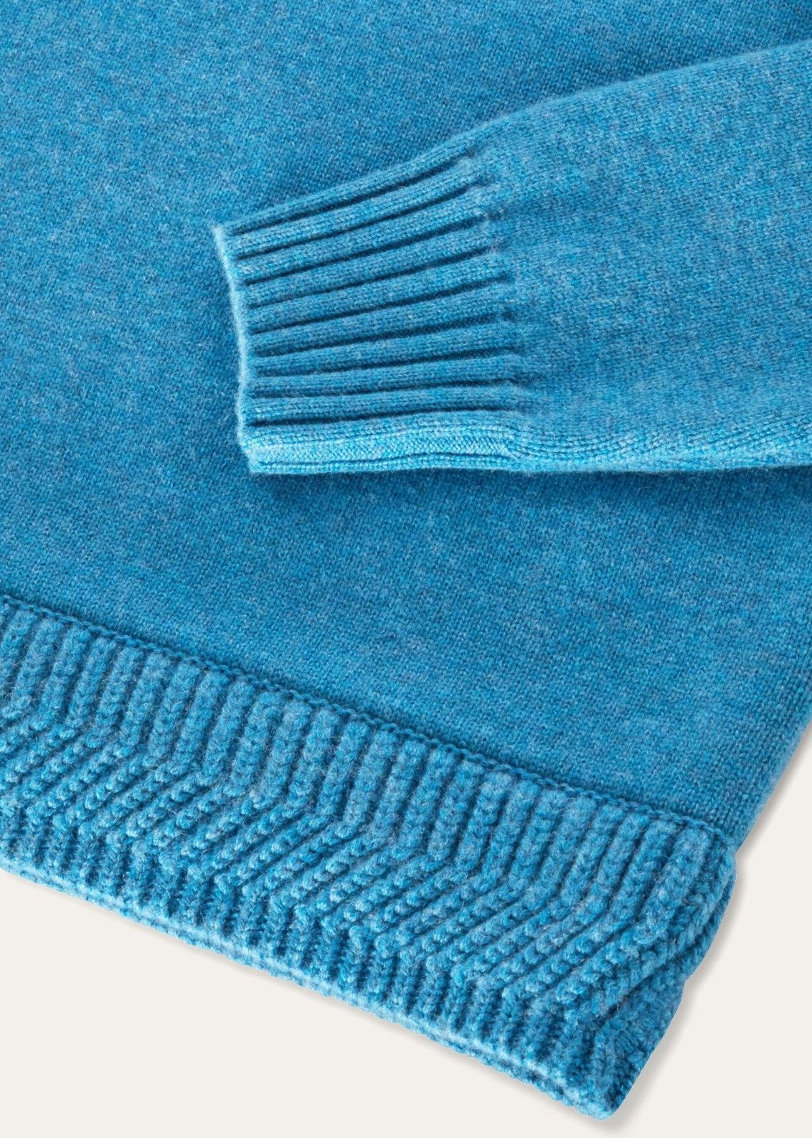 Loro Piana o1srvl11e1224 Girocollo Crewneck Sweater in Blue Size US M / EU 48-50 / 2 - 5 Thumbnail