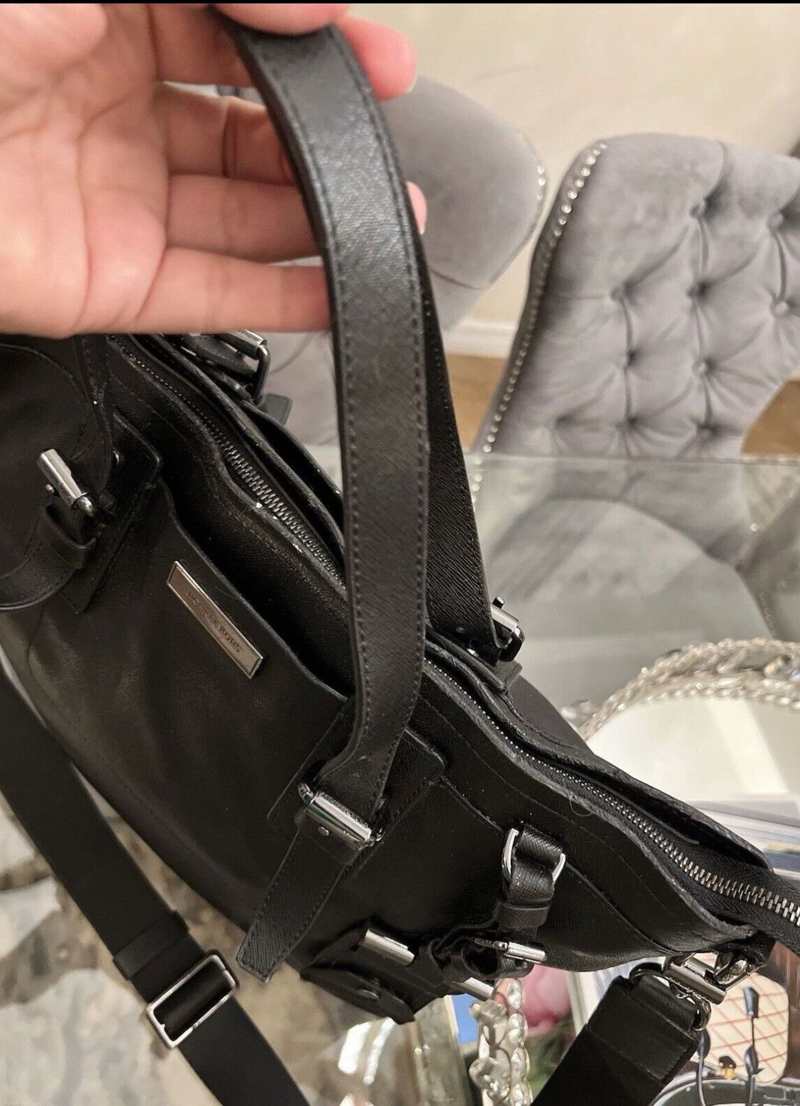 Michael Kors Saffiano laptop tote bag Size ONE SIZE - 9 Thumbnail