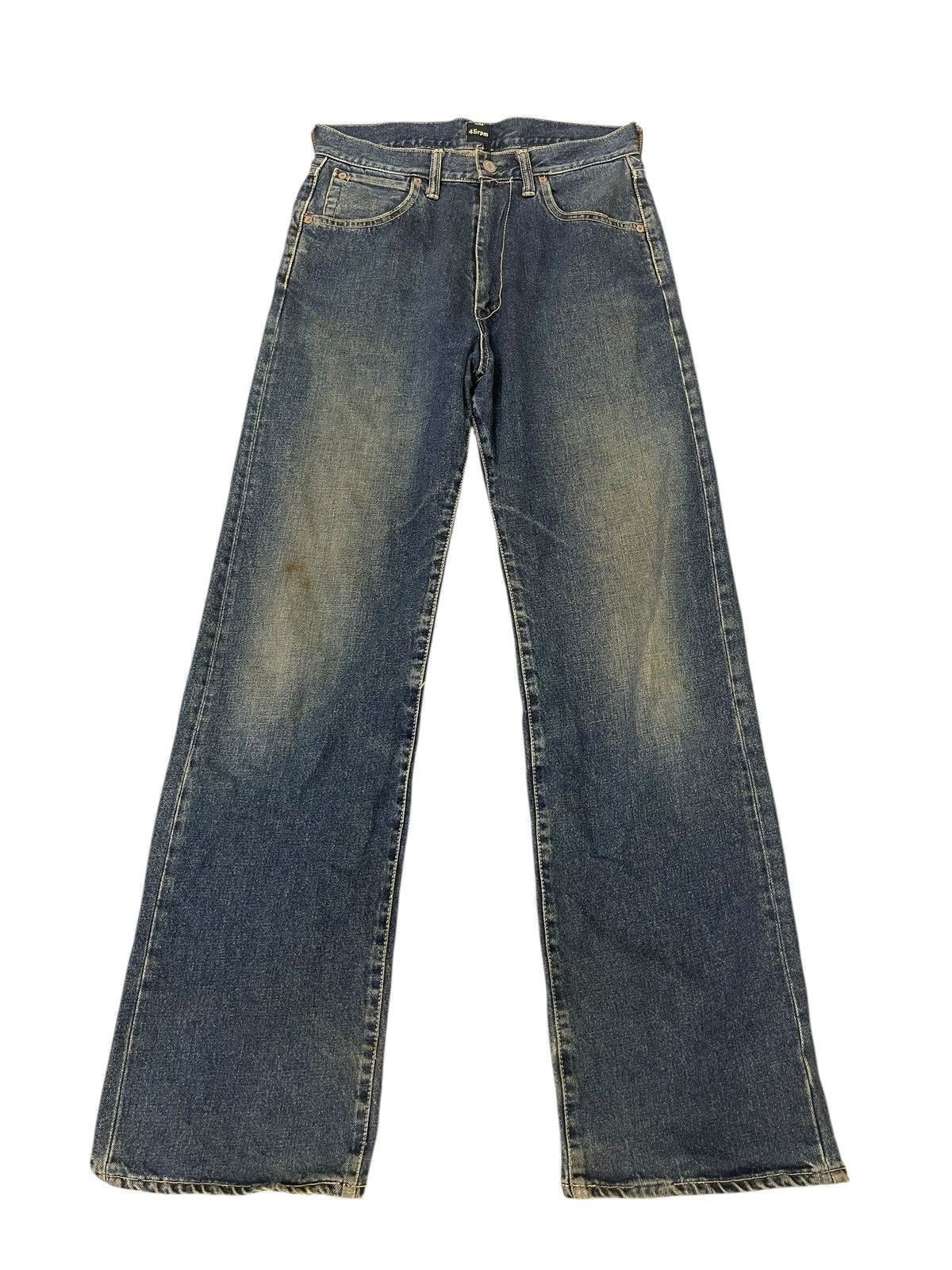 45rpm Loose Jeans 45rpm Japan Denim High Rise Relax Fit 2🟦2 Size US 30 / EU 46 - 7 Thumbnail