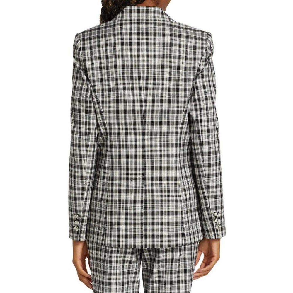 Elie Tahari NWT New $395 Elie Tahari Black White Plaid Single-Button Bl Size M / US 6-8 / IT 42-44 - 2 Thumbnail