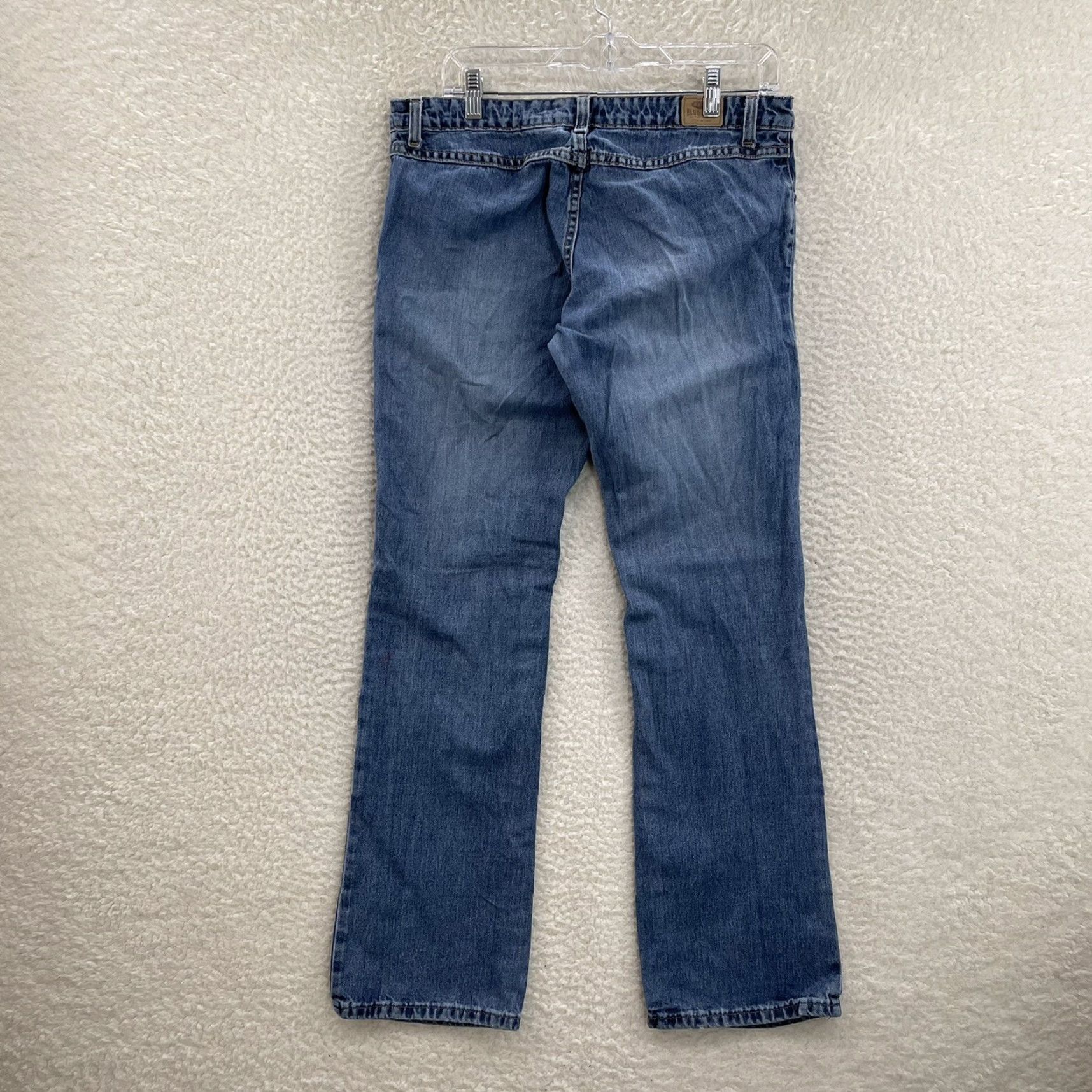 Old Navy Y2K Vintage Old Navy Jeans 12 Denim Blue Low Rise Bootcut Flare Pocketless Jeans Womens 12 30 Regular Inseam 32 Size 34" / US 12 / IT 48 - 2 Thumbnail