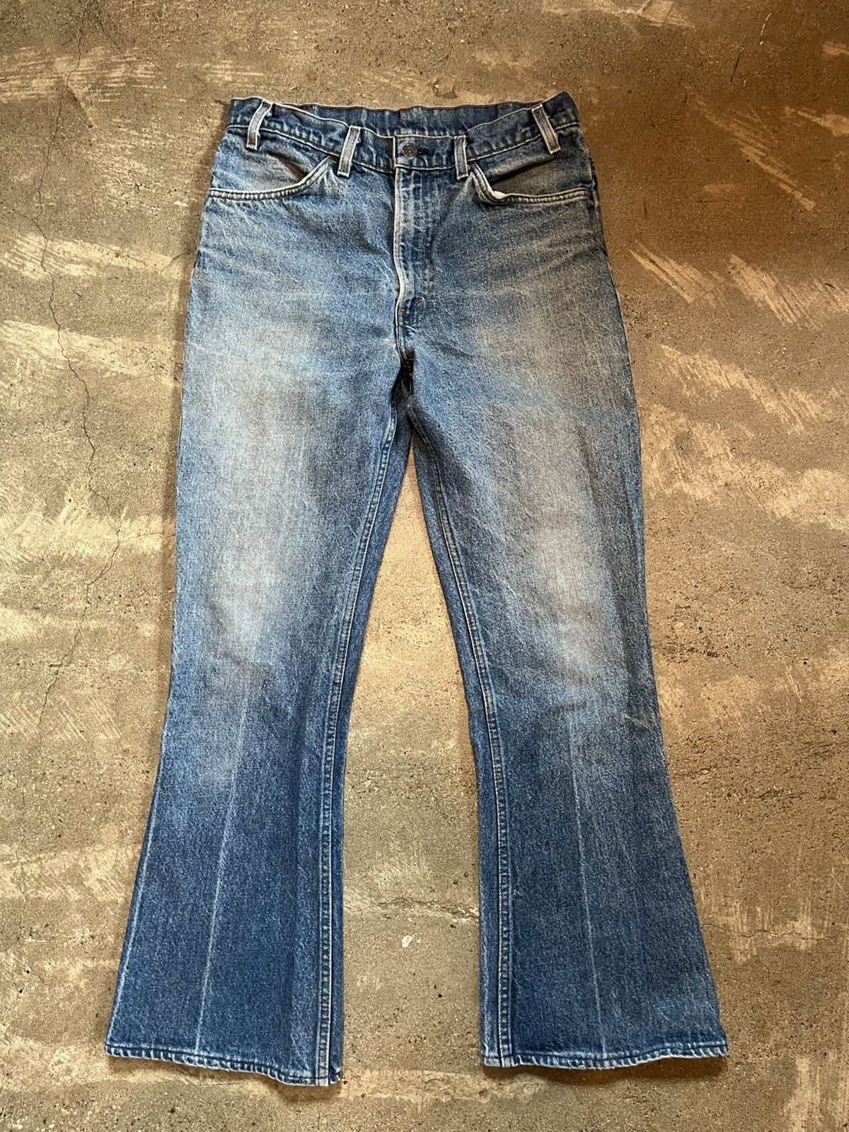 Levi's Vintage Clothing Orange Tab Levis 646 Bellbottoms Size US 29 - 1 Thumbnail