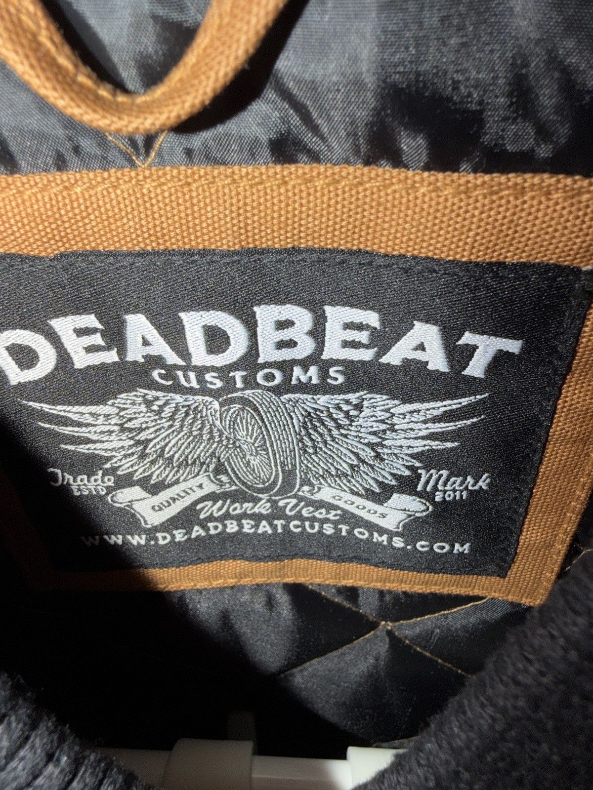 Other Deadbeat Customs Motorcycle quilted vest Size US XL / EU 56 / 4 - 6 Thumbnail