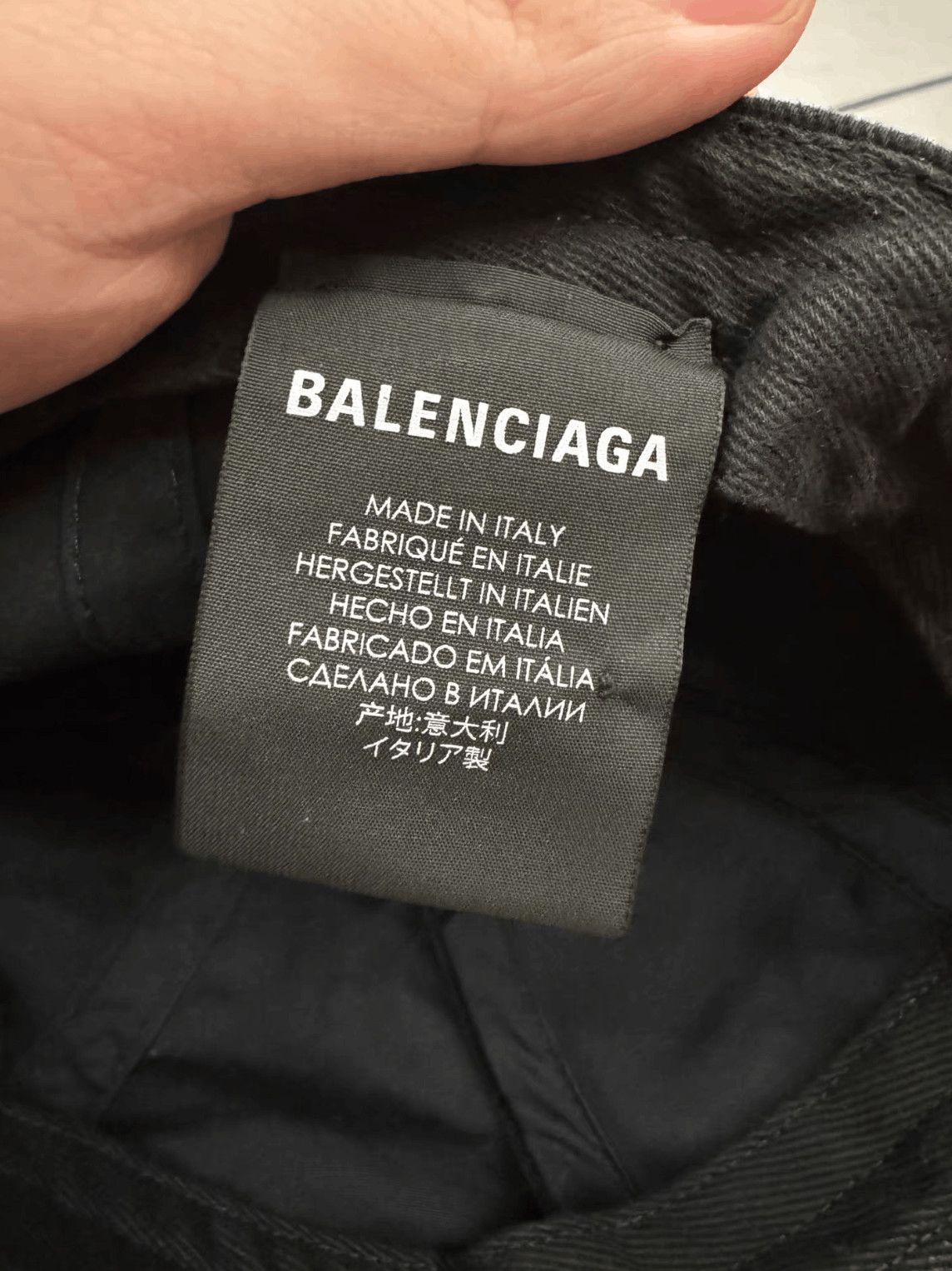Balenciaga Balenciaga Sz L Balenciaga 2417 Logo Hat-2506 Size ONE SIZE - 3 Thumbnail