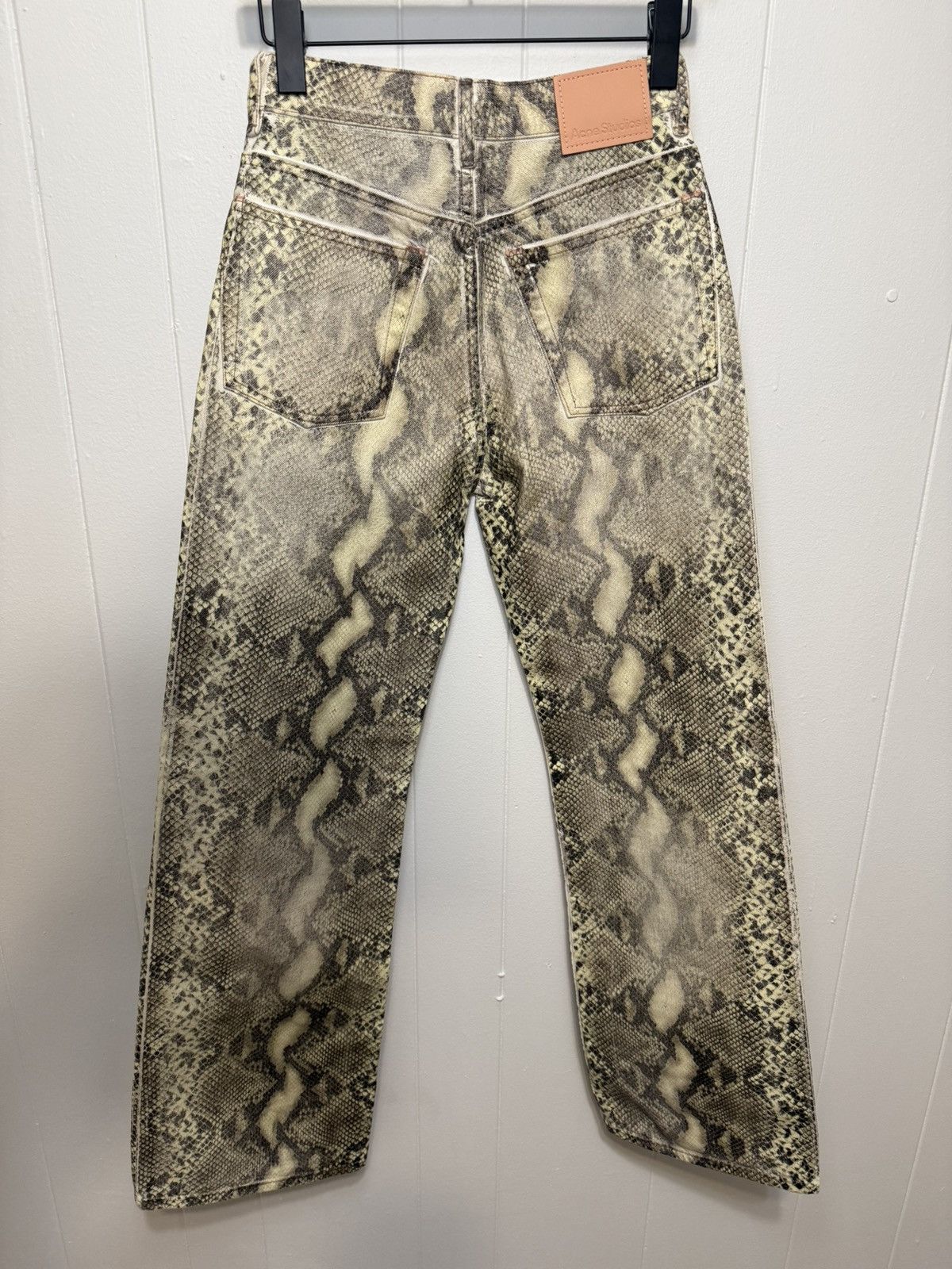 Acne Studios Acne Studios Snakeskin Print Leather Pants Size 25" / US 0 / IT 36 - 4 Thumbnail