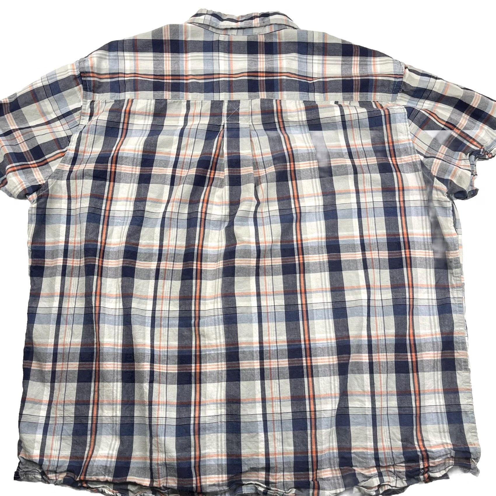 Eddie Bauer Eddie Bauer Shirt Mens XL Multicolor Striped Button-Down Collar Short Sleeve Relaxed Fit Workwear Officewear Size US L / EU 52-54 / 3 - 3 Thumbnail