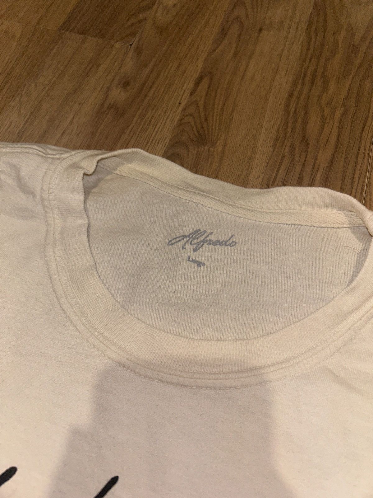 Other FREDDIE GIBBS RARE ALFREDO’S ALL SAUCE T SHIRT IN CREAM Size US L / EU 52-54 / 3 - 2 Thumbnail