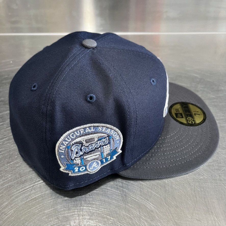 Hat Club Atlanta Braves Night Owl 2017 Patch Capsule Hats 7 1/4 Size ONE SIZE - 3 Thumbnail