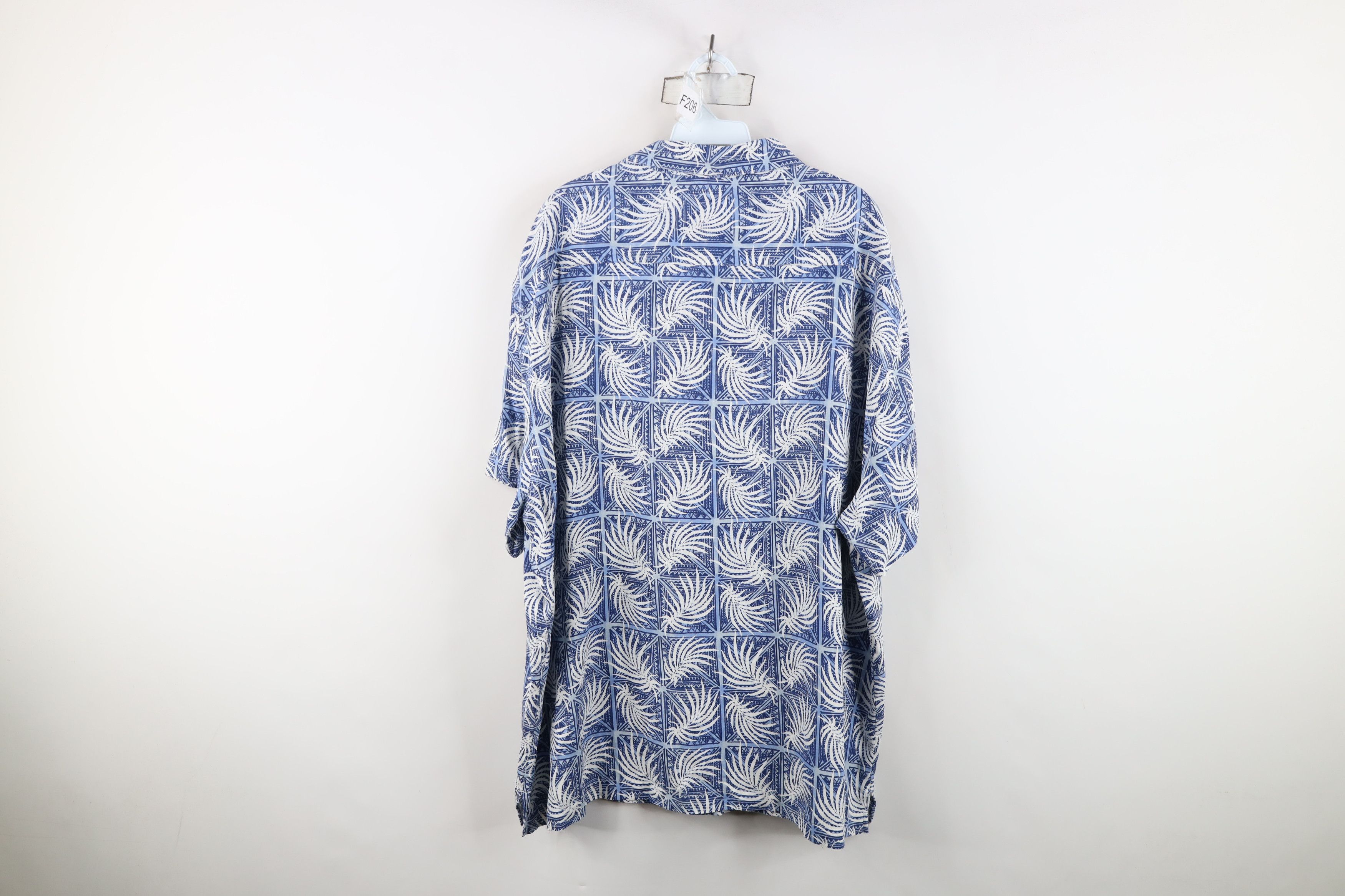 Nat Nast Nat Nast Luxury Originals Palm Leaf Collared Button Shirt Size US XXL / EU 58 / 5 - 11 Thumbnail