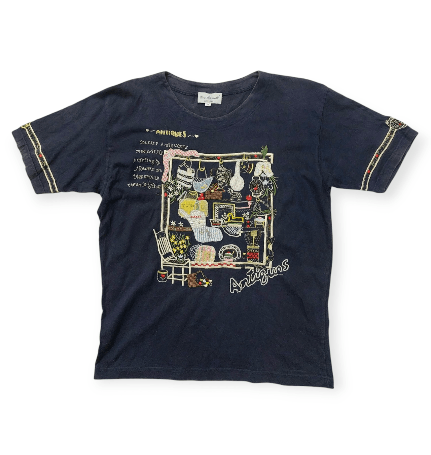 Calugi e Gianelli Embroidery Emi Gianelli Country Antiques T-Shirt Size US M / EU 48-50 / 2 - 3 Thumbnail