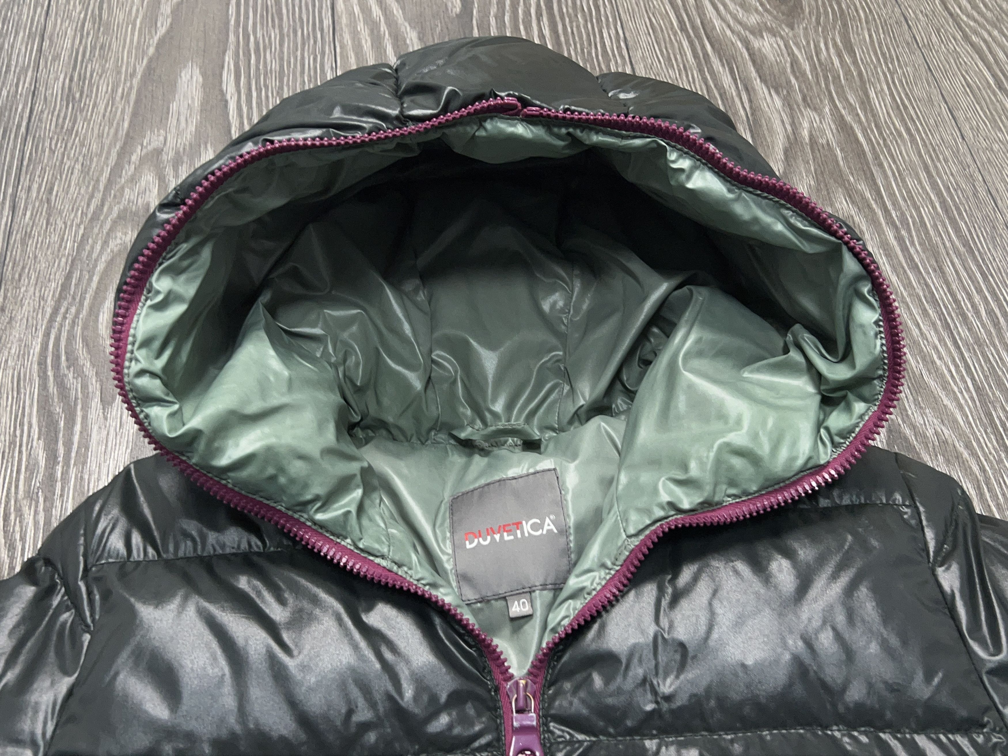 Duvetica Womens DUVETICA Goose Down Zip Jacket Puffer Hooded Size 40 Size S / US 4 / IT 40 - 3 Thumbnail