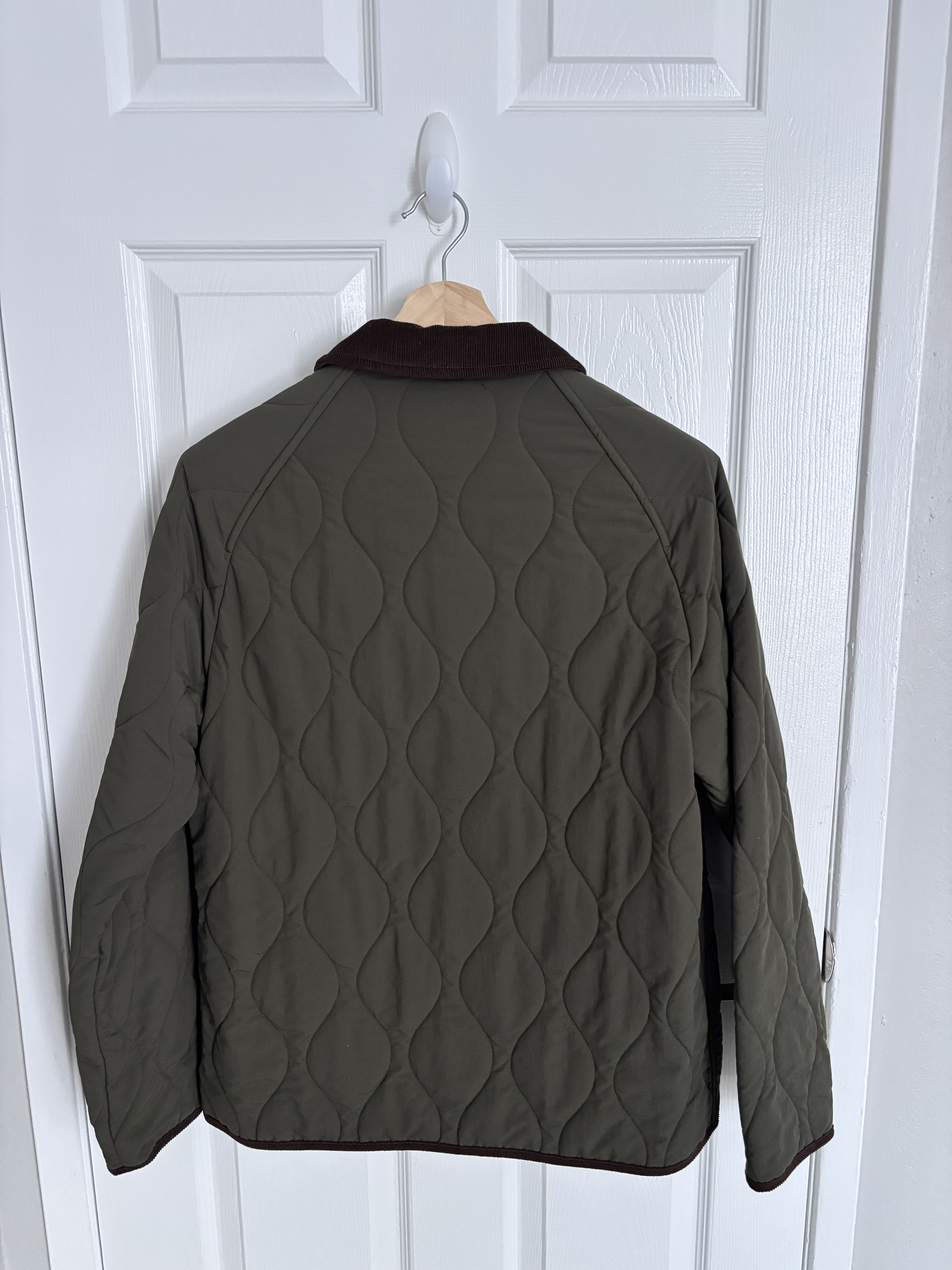 Drake's Drake's Olive Quilted Nylon Jacket Size 38 Size US M / EU 48-50 / 2 - 3 Thumbnail